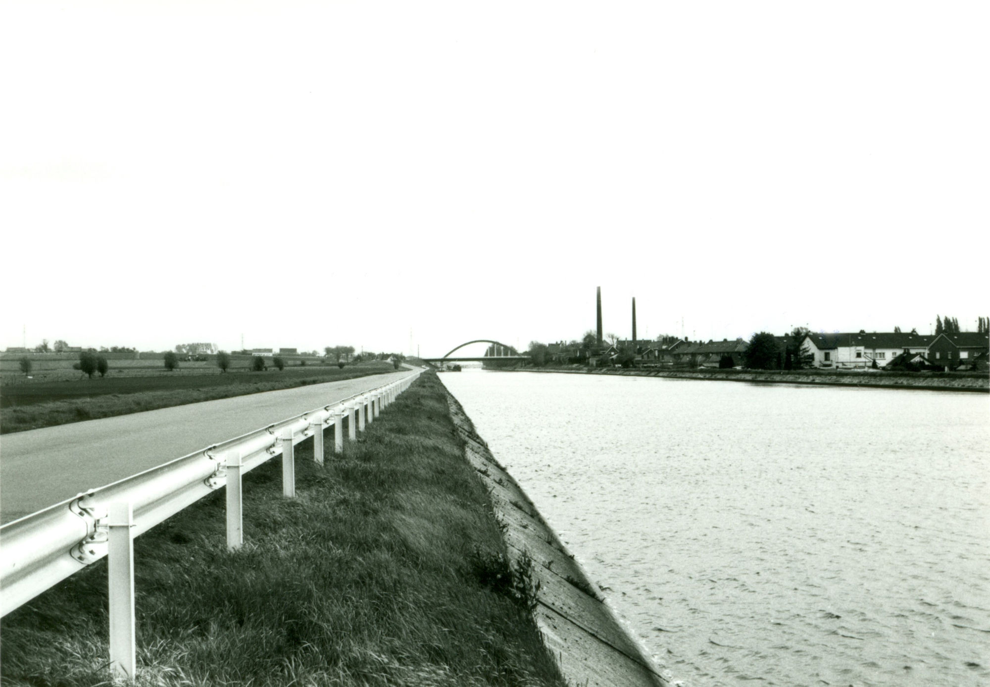 Kanaal Bossuit-Kortrijk in Zwevegem 1978