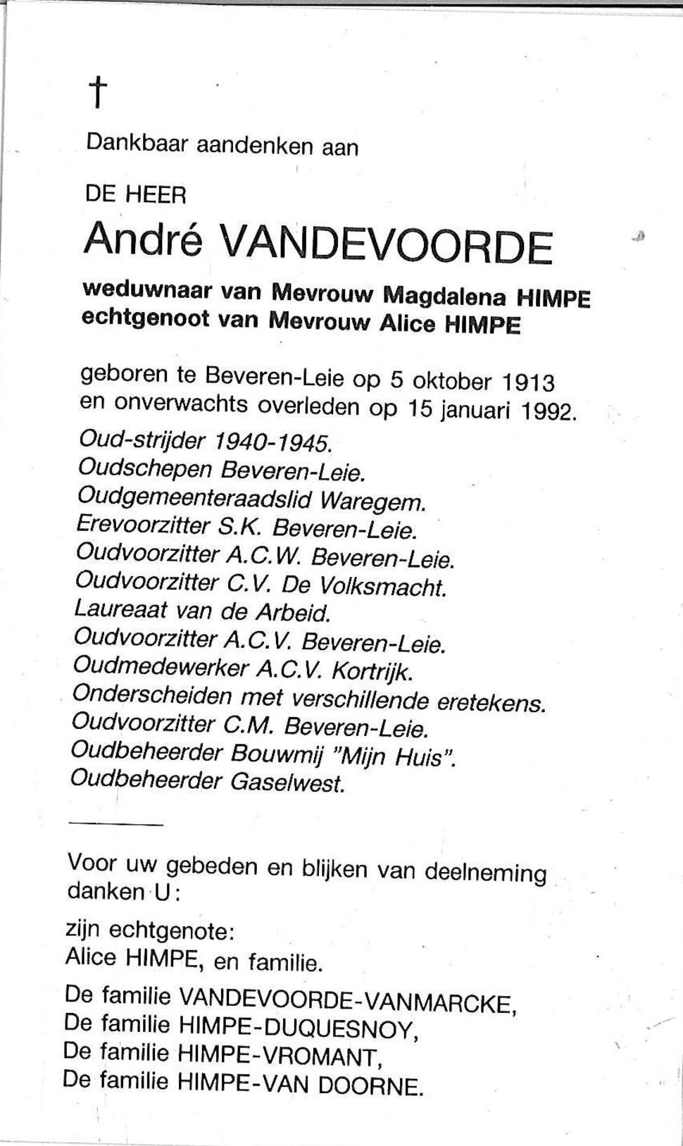 André Vandevoorde