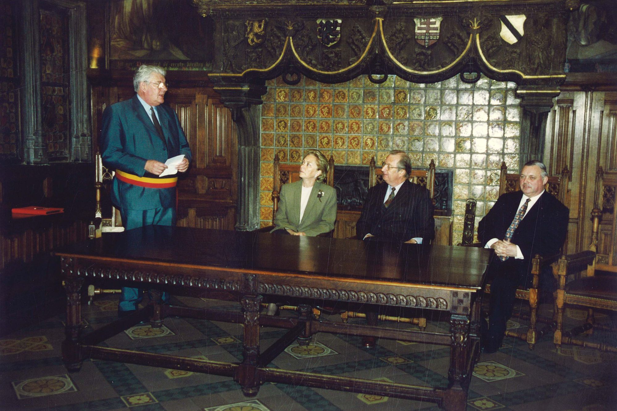 Bezoek van Koning Albert II en Koningin Paola