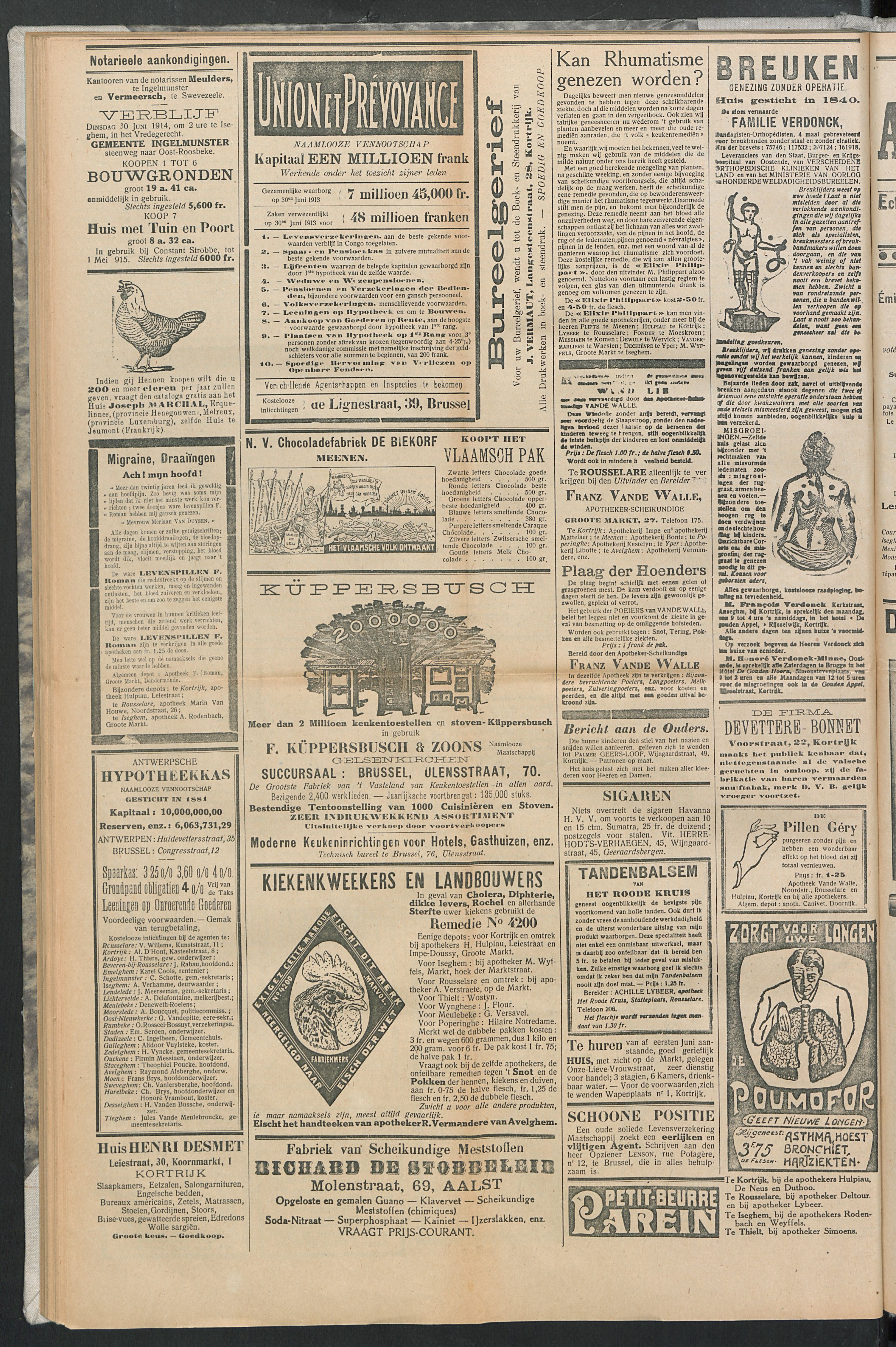 Het Kortrijksche Volk 1914-06-28 p6