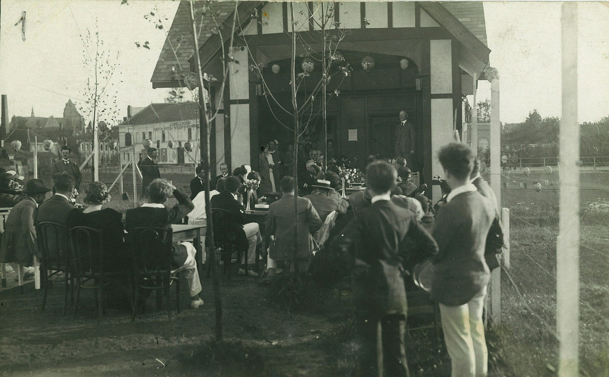 Inhuldiging van het lokaal van de Wikings in 1923