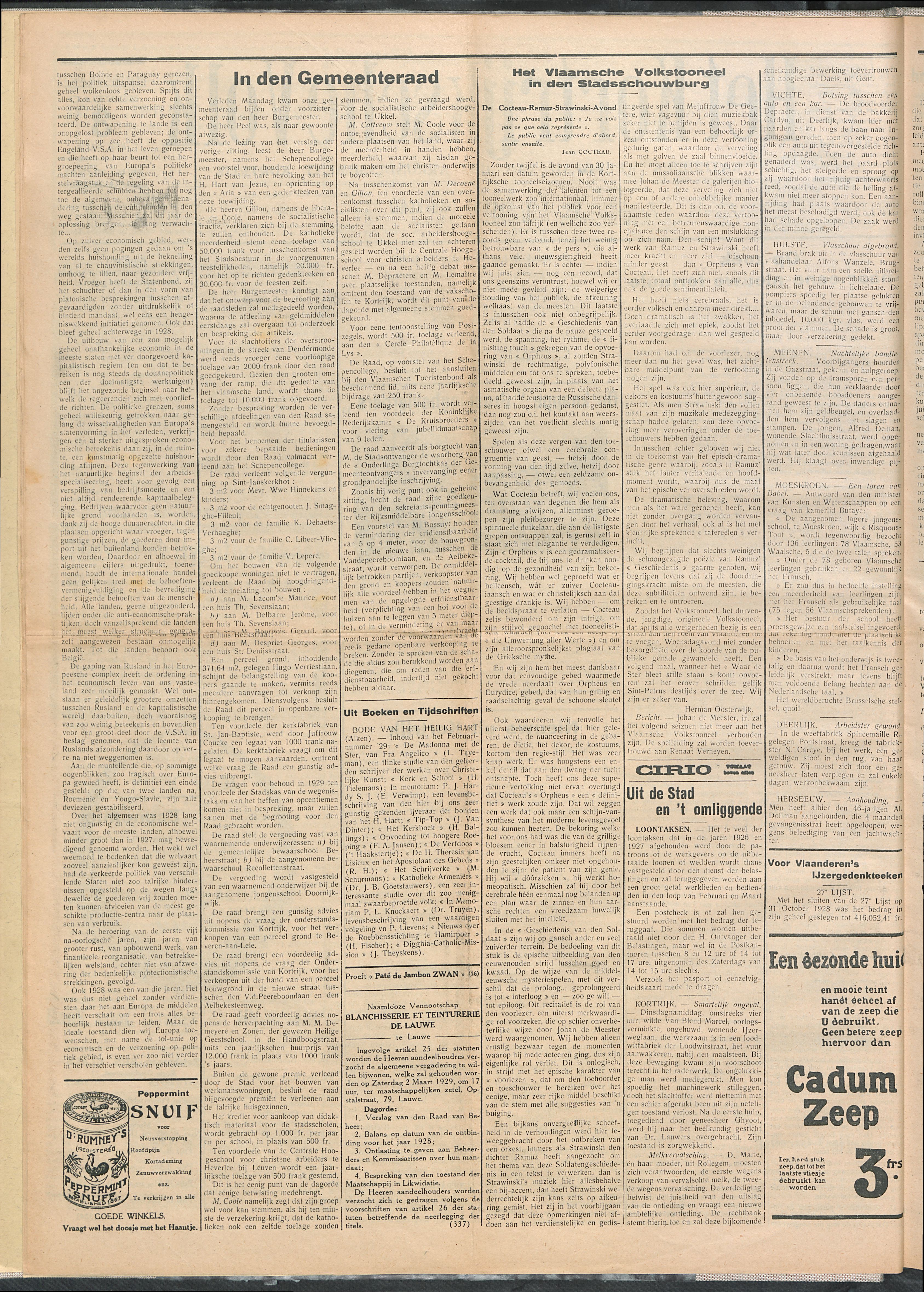 Het Kortrijksche Volk 1929-02-03 p2