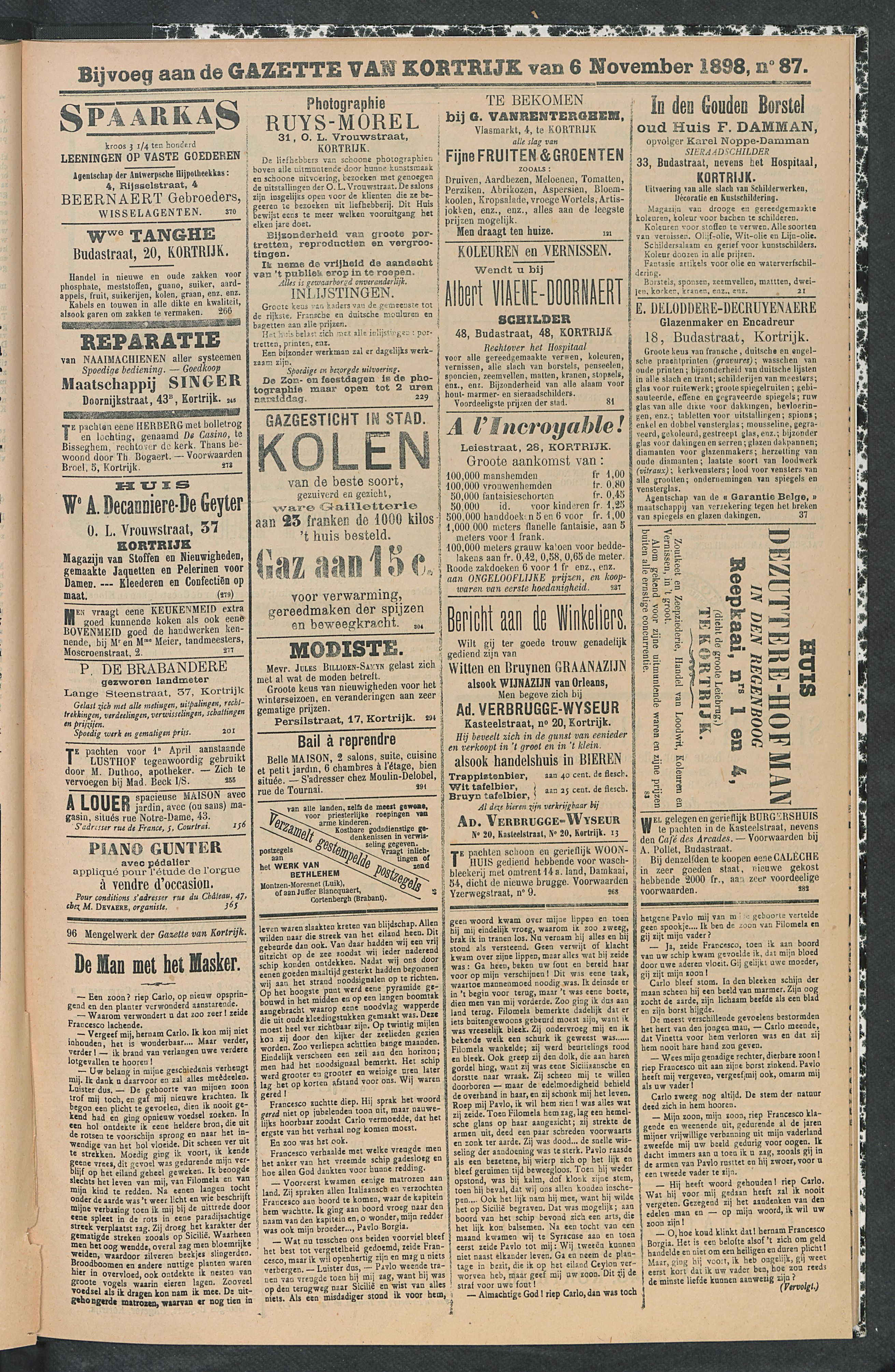 Gazette Van Kortrijk 1898-11-07 p5