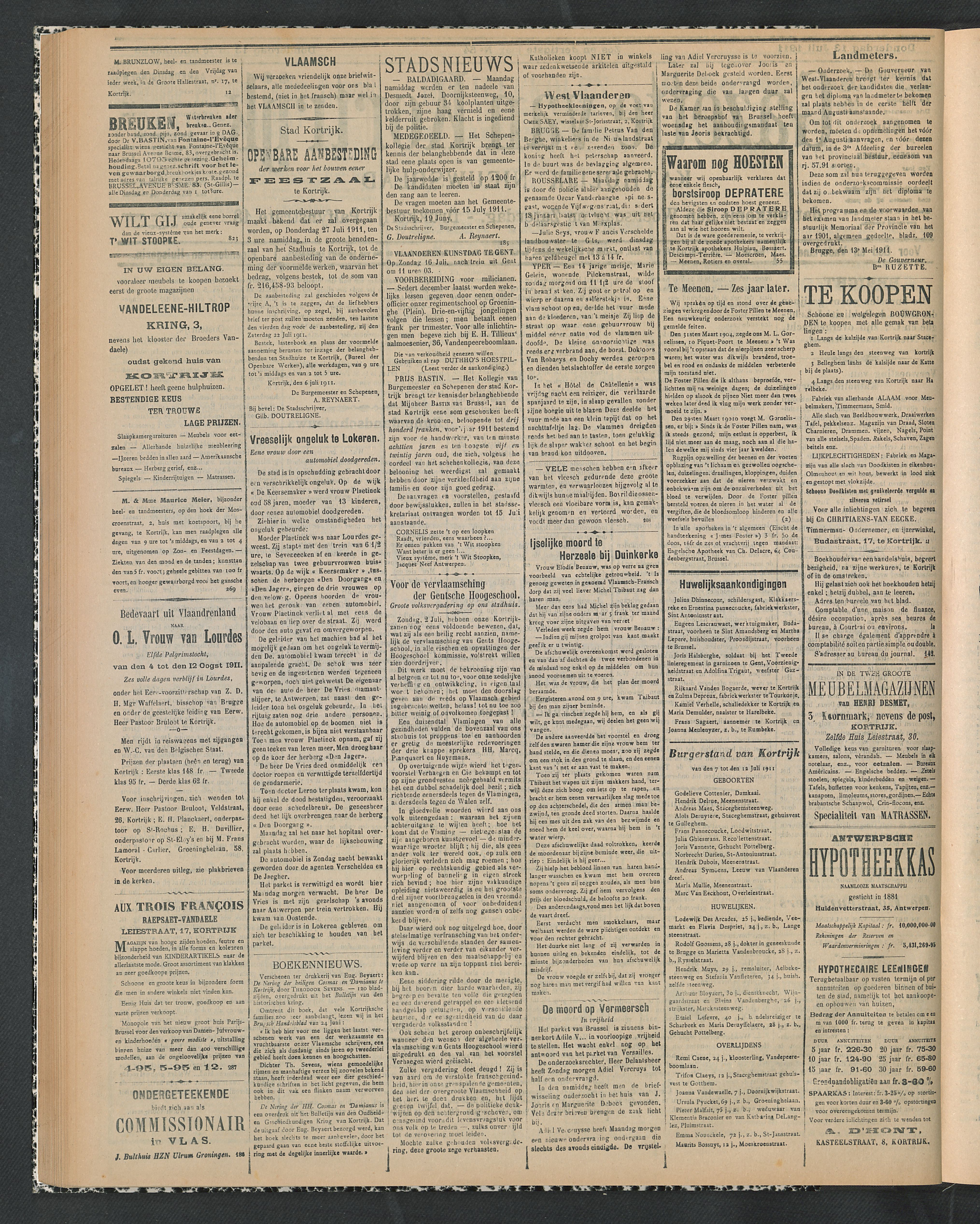 Gazette Van Kortrijk 1911-07-13 p2
