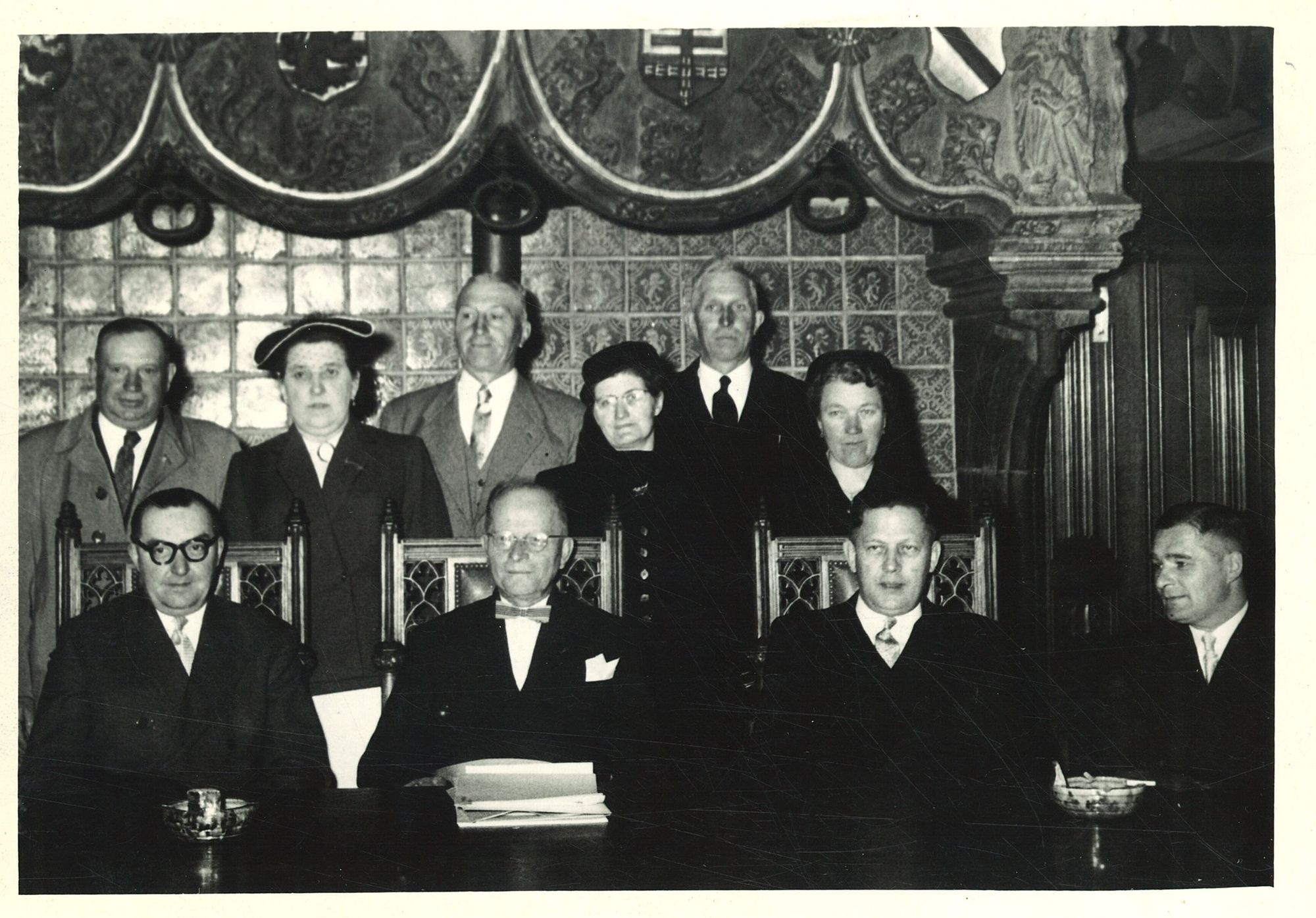 OOntvangst in historische schepenzaal