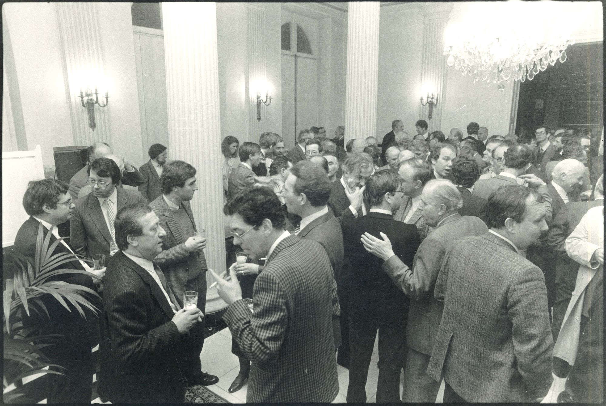 Nieuwjaarsreceptie van de Kamer van Koophandel en Nijverheid 1985