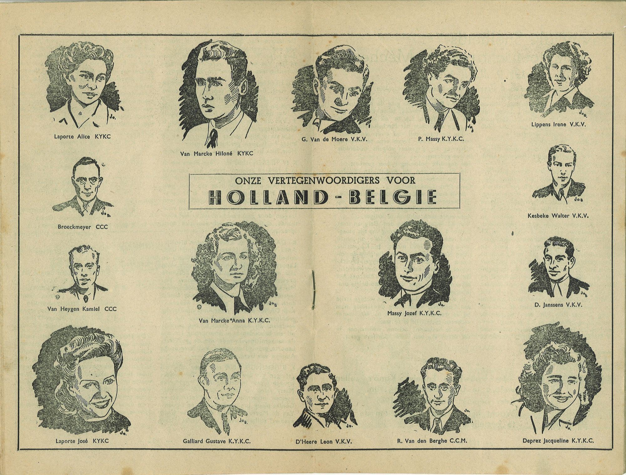 Kajak delegatie Holland-België 1946