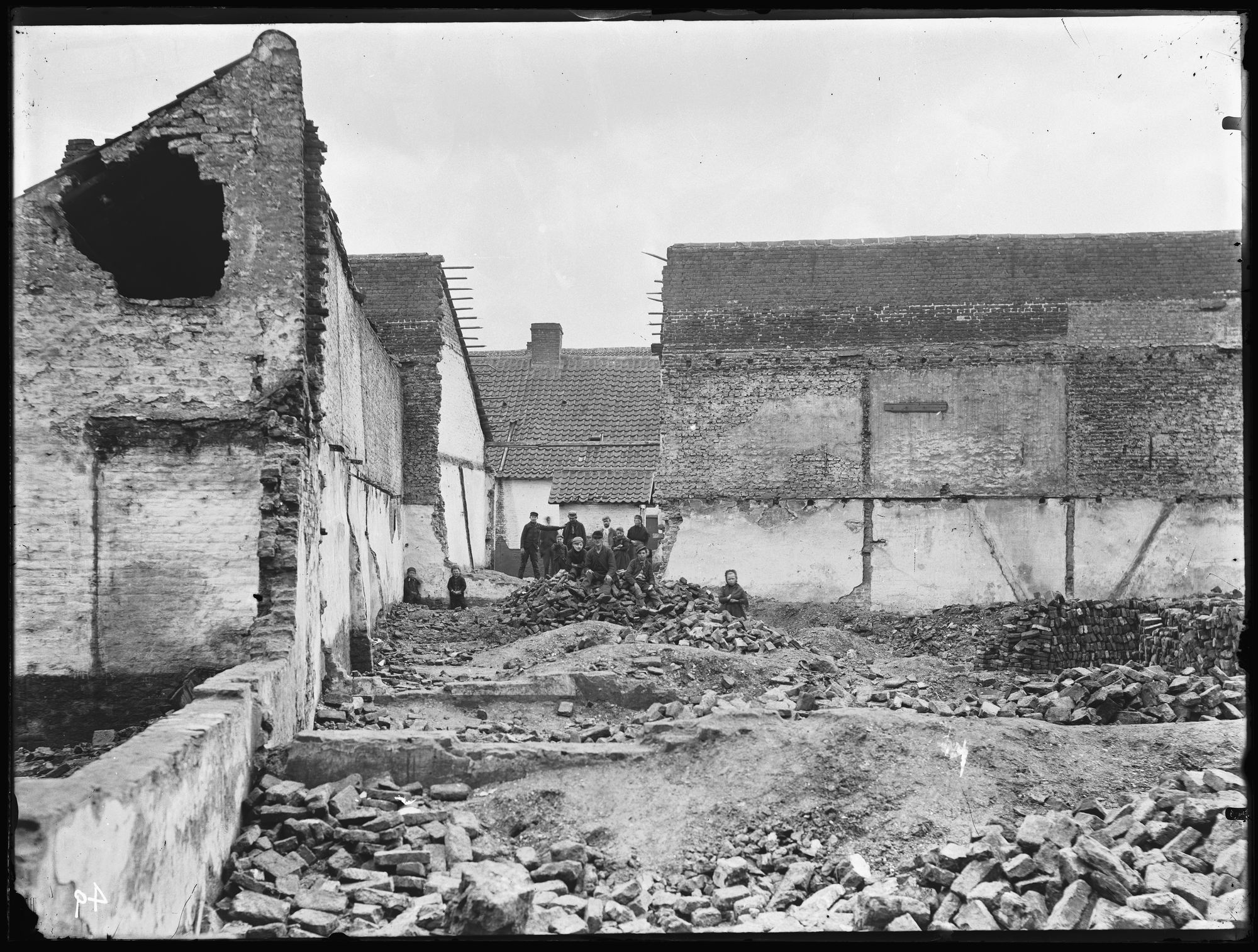 Bossepoortje in Wijngaardstraat in 1892