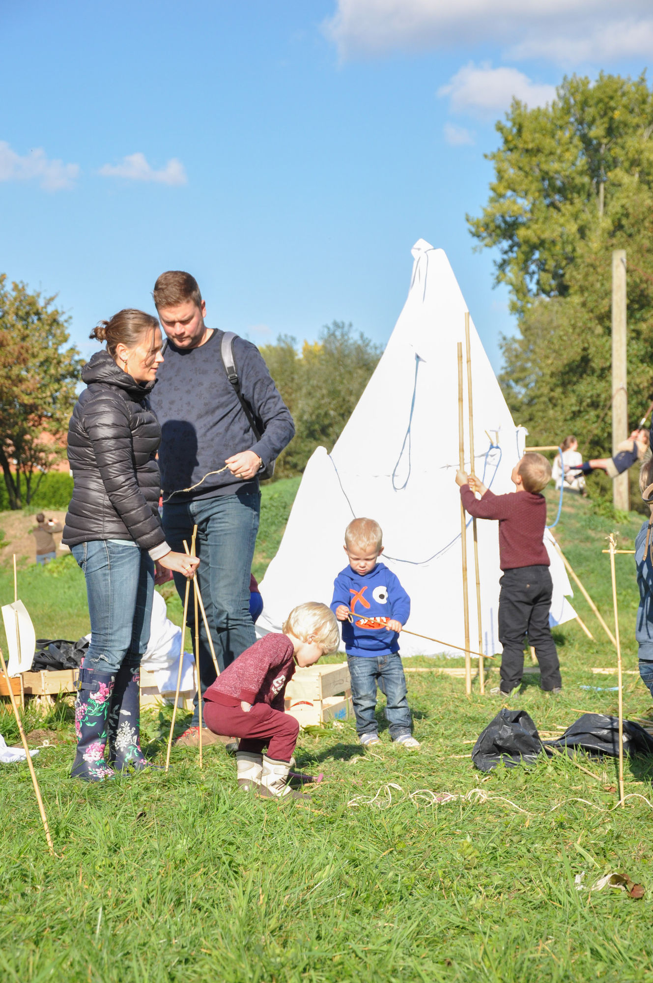 Opening speelbos Preshoek