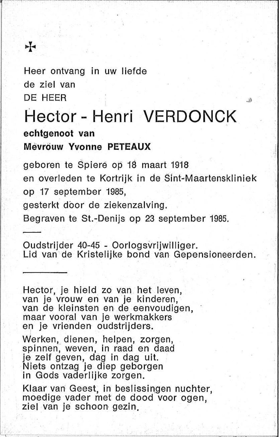 Verdonck Hector-Henri