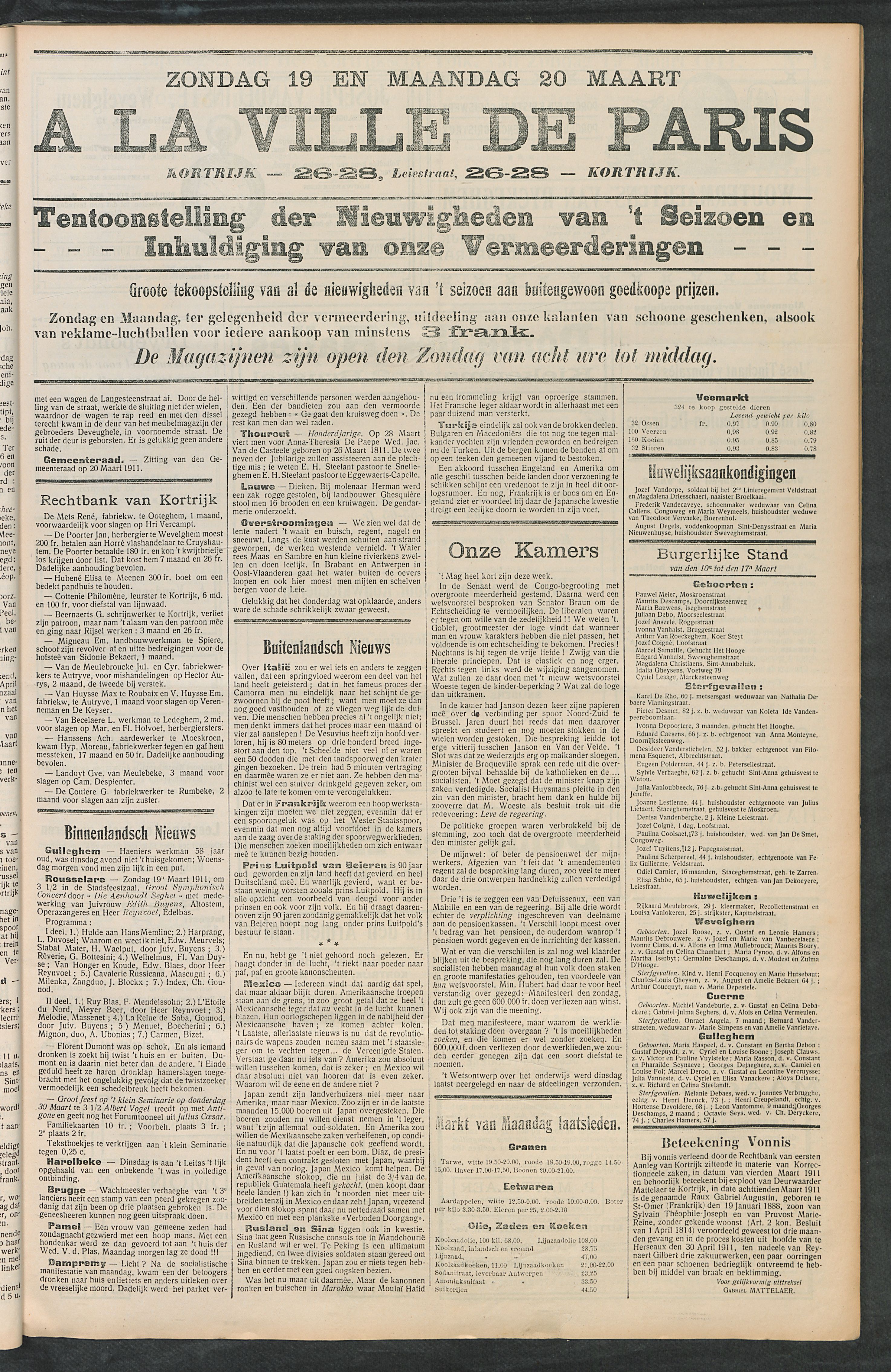 Het Kortrijksche Volk 1911-03-19 p3