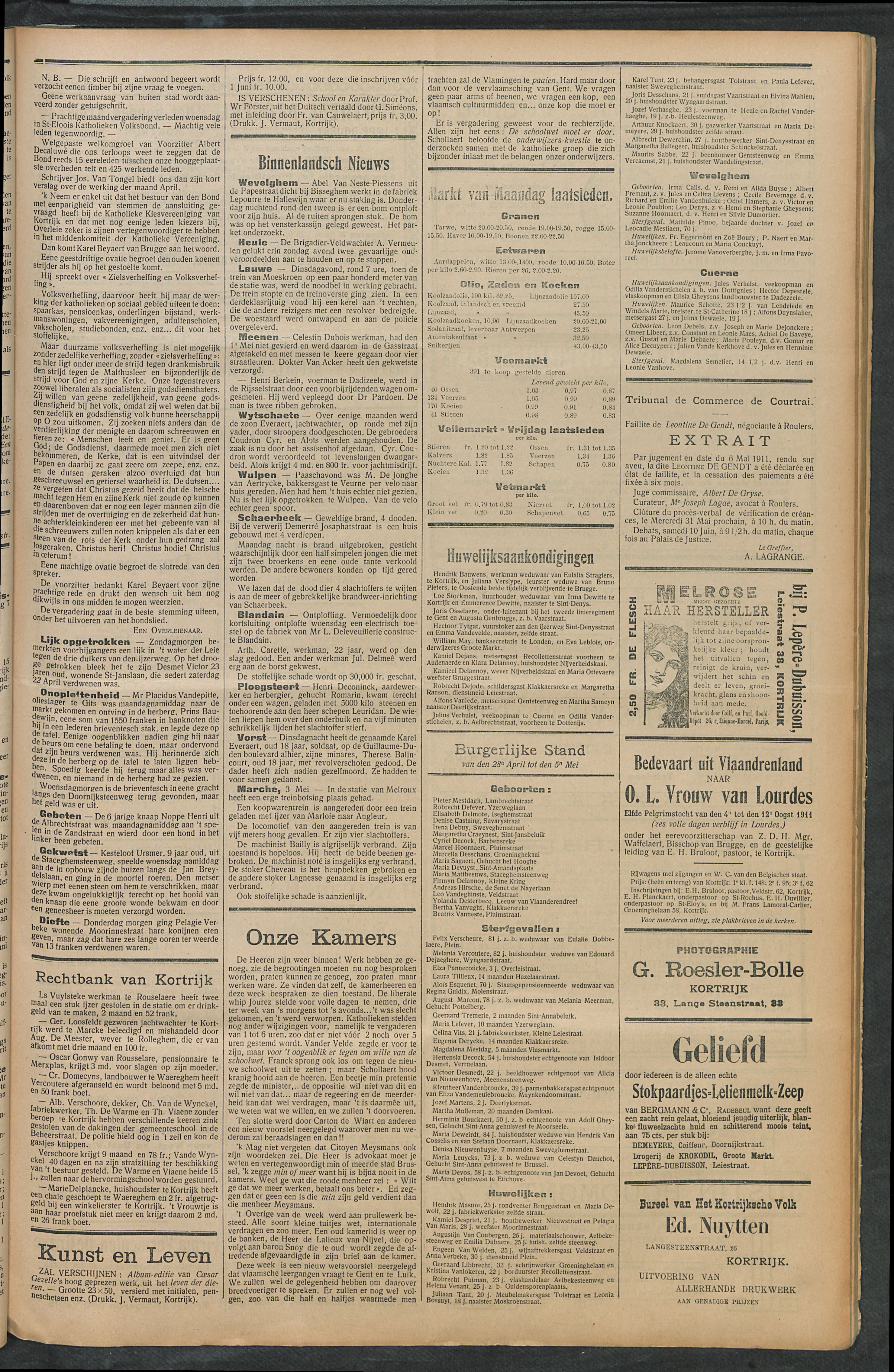 Het Kortrijksche Volk 1911-05-07 p3