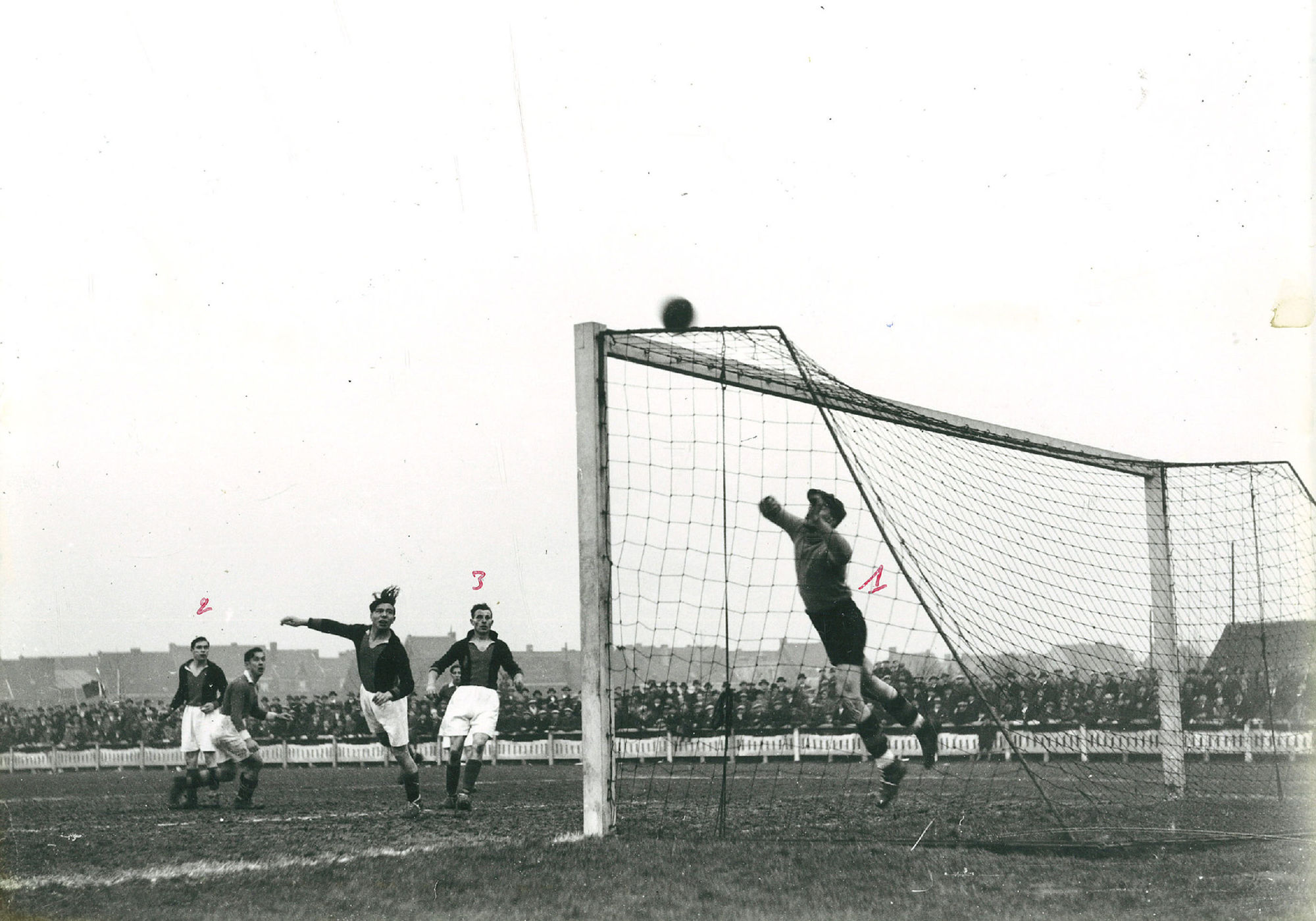 Derby tussen Kortrijk Sport en Stade Kortrijk in 1934