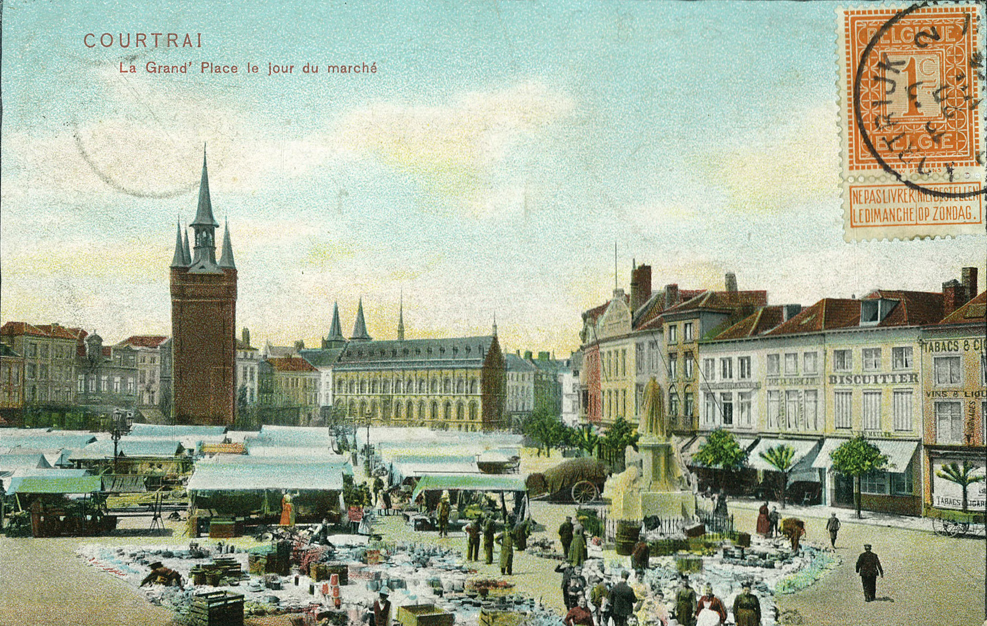 Marktdag op de Grote Markt