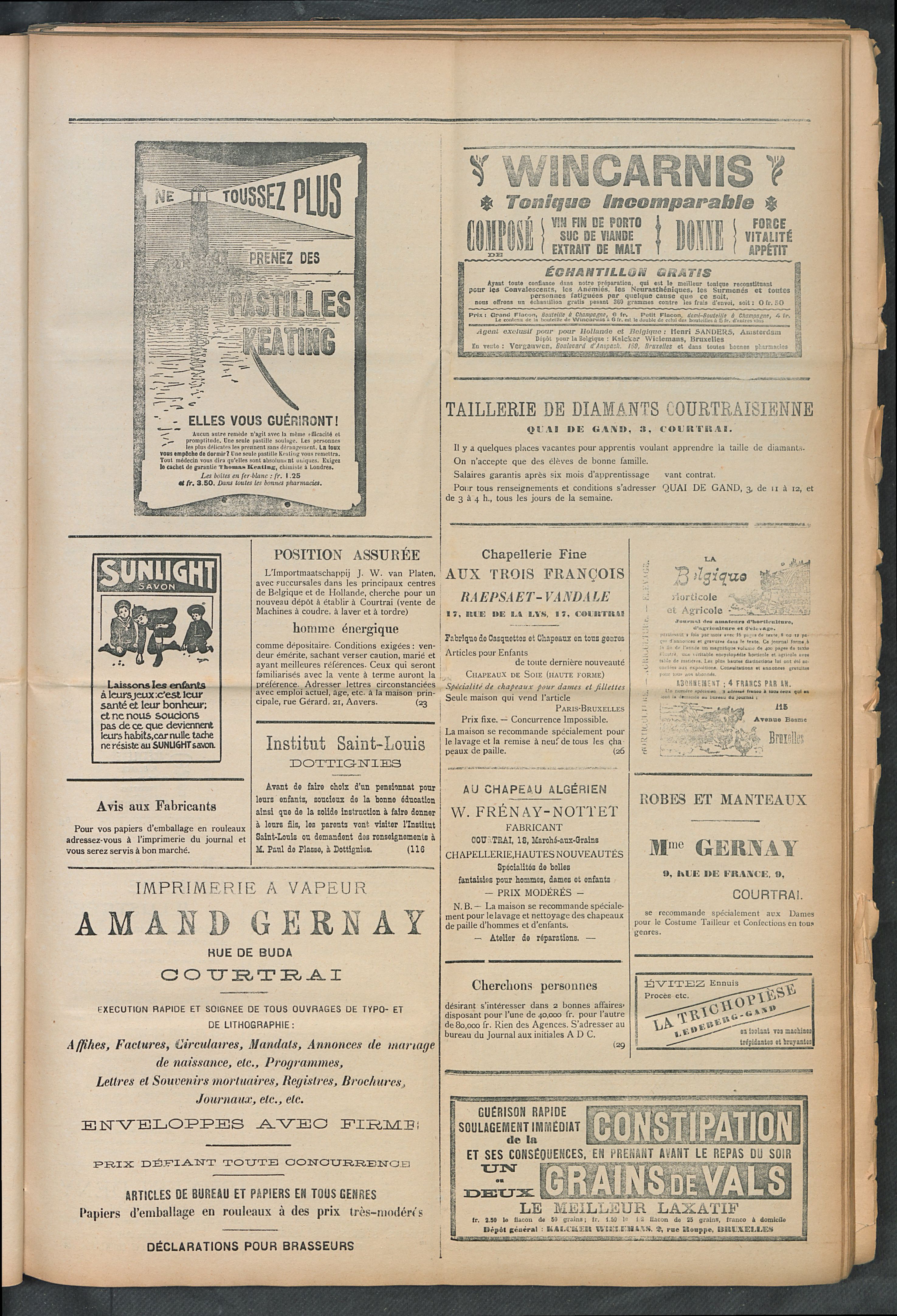 L'echo De Courtrai 1911-03-02 p3