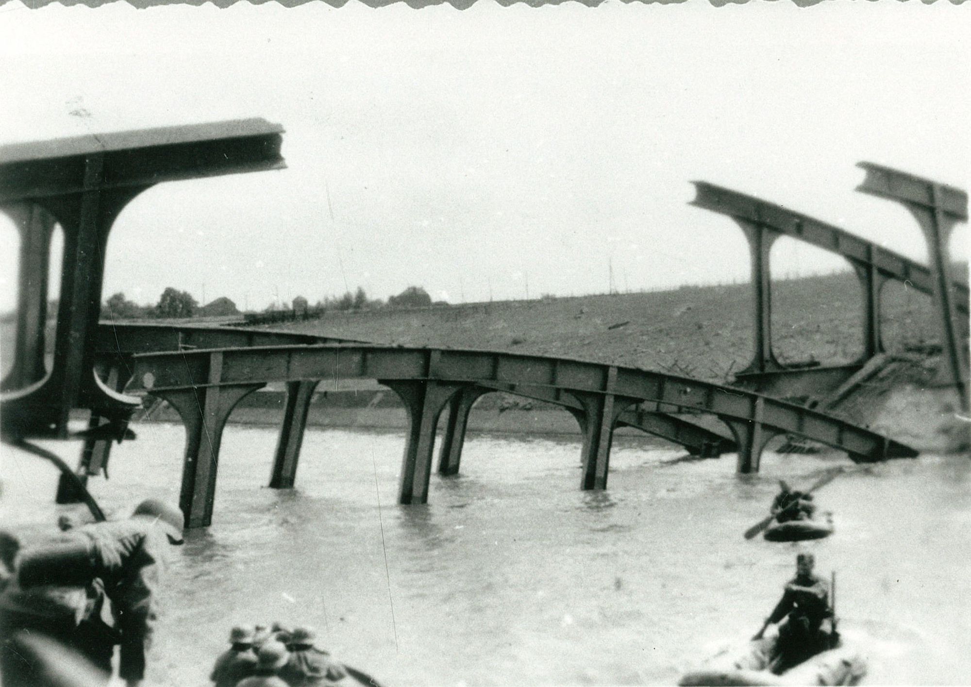 Vernielde bruggen 1940