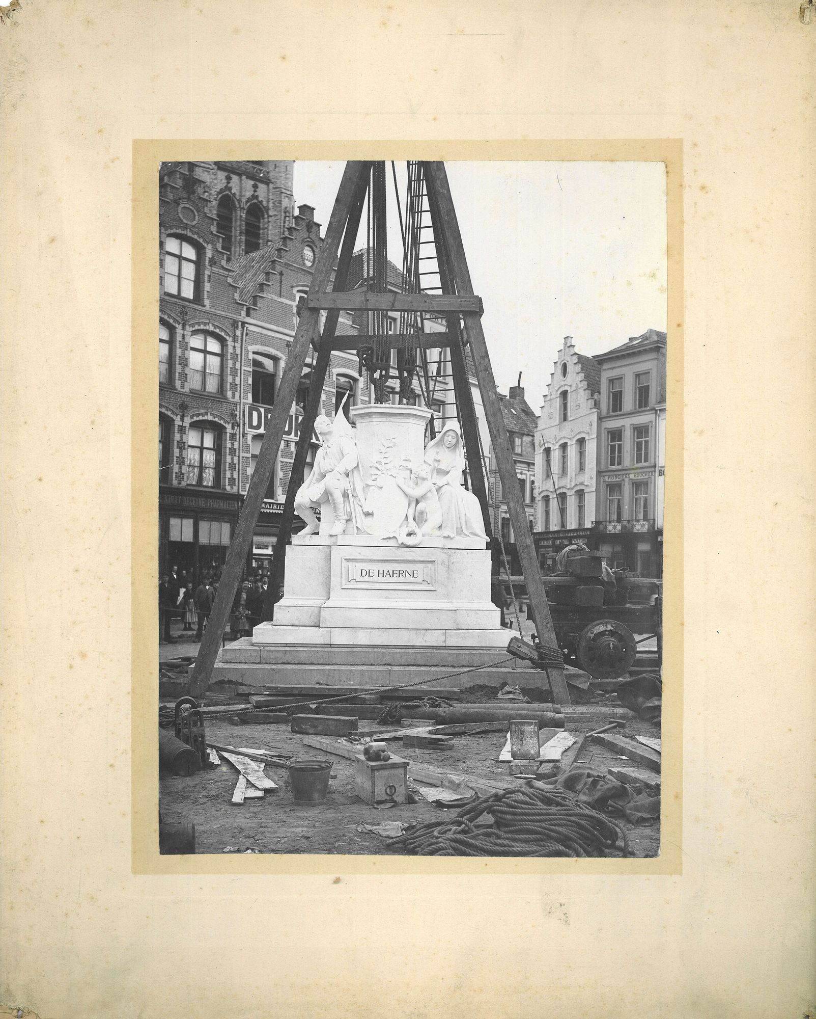 Inhuldiging monument de Haerne in 1895