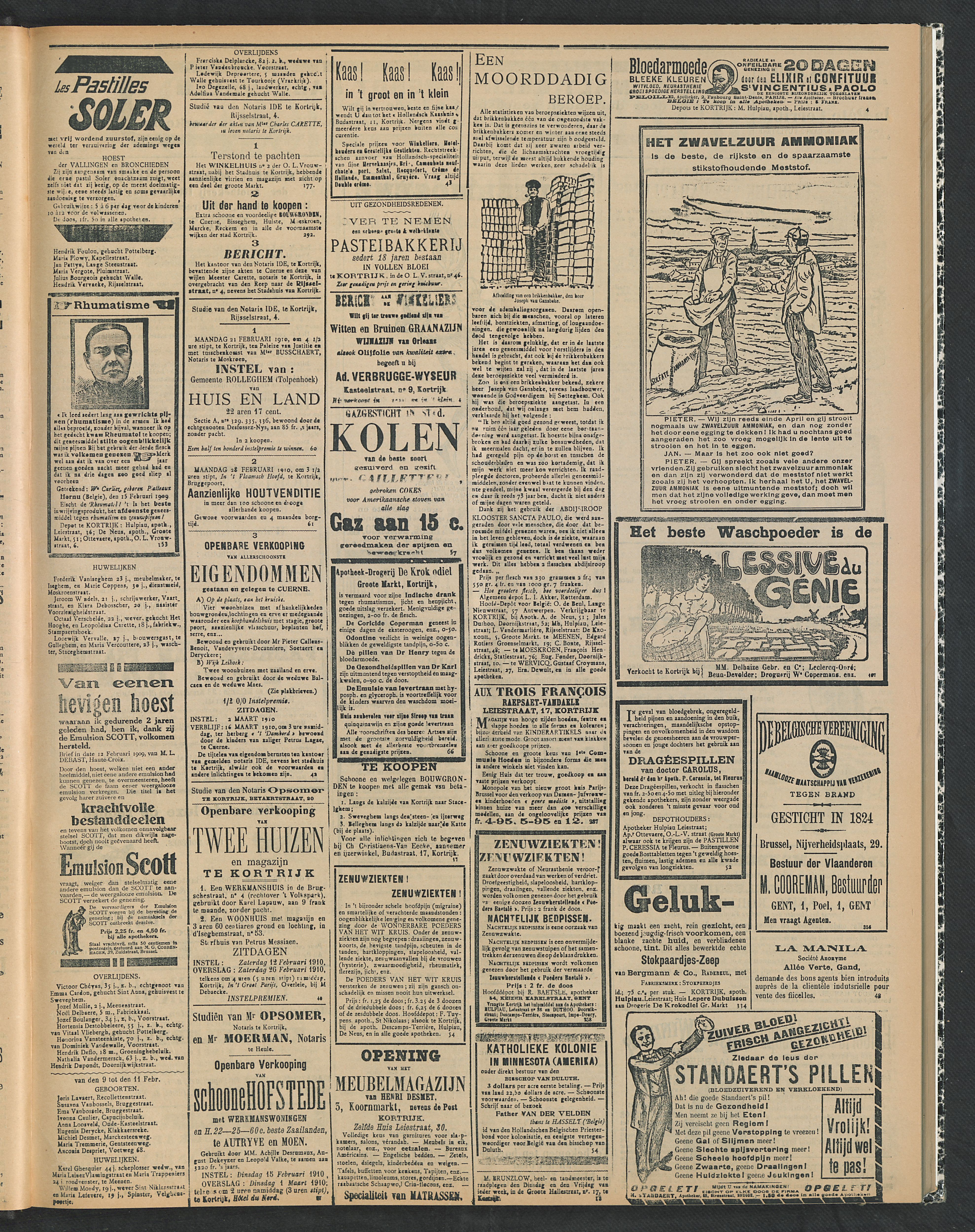 Gazette Van Kortrijk 1910-02-13 p3