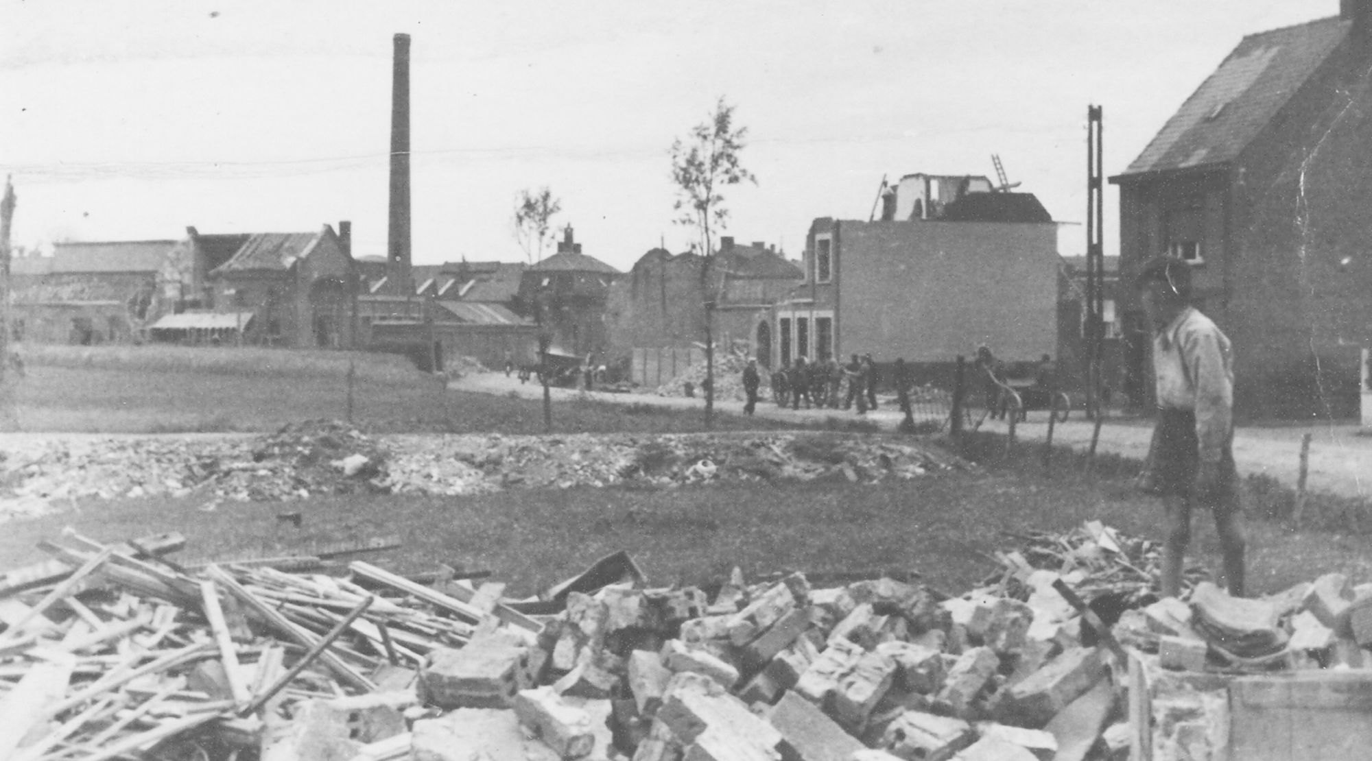 Bombardementen 1943 Marktstraat Marke