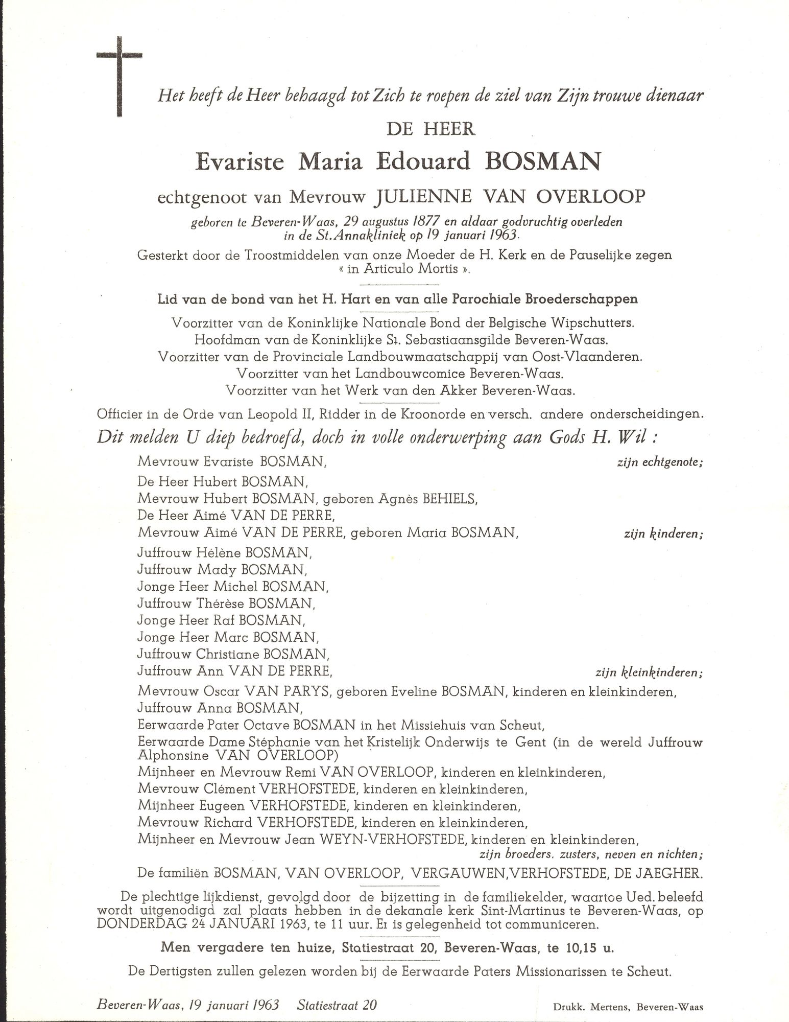 Evariste Maria Edouard Bosman