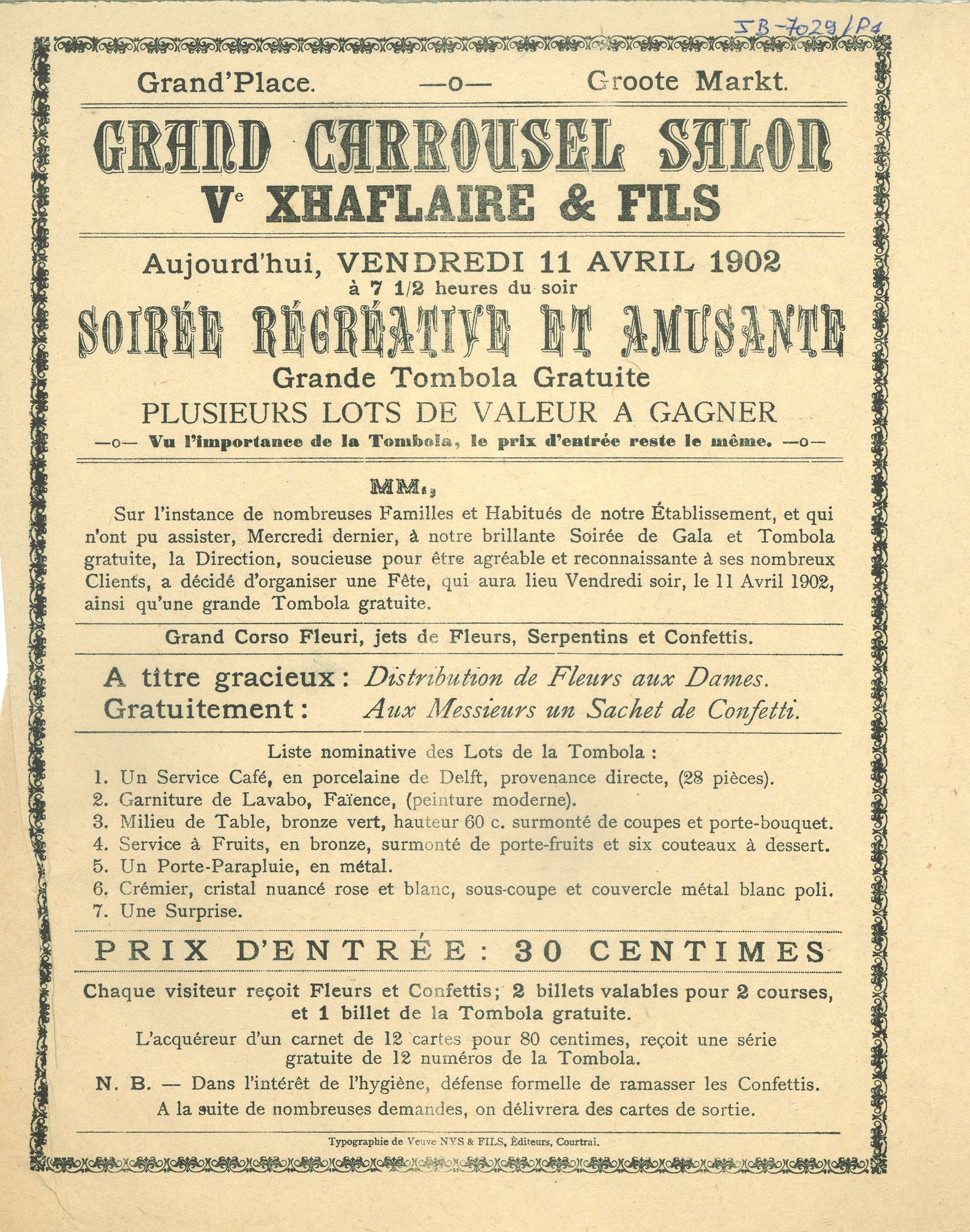 Paasfoor 1902: Grand Carrousel Salon