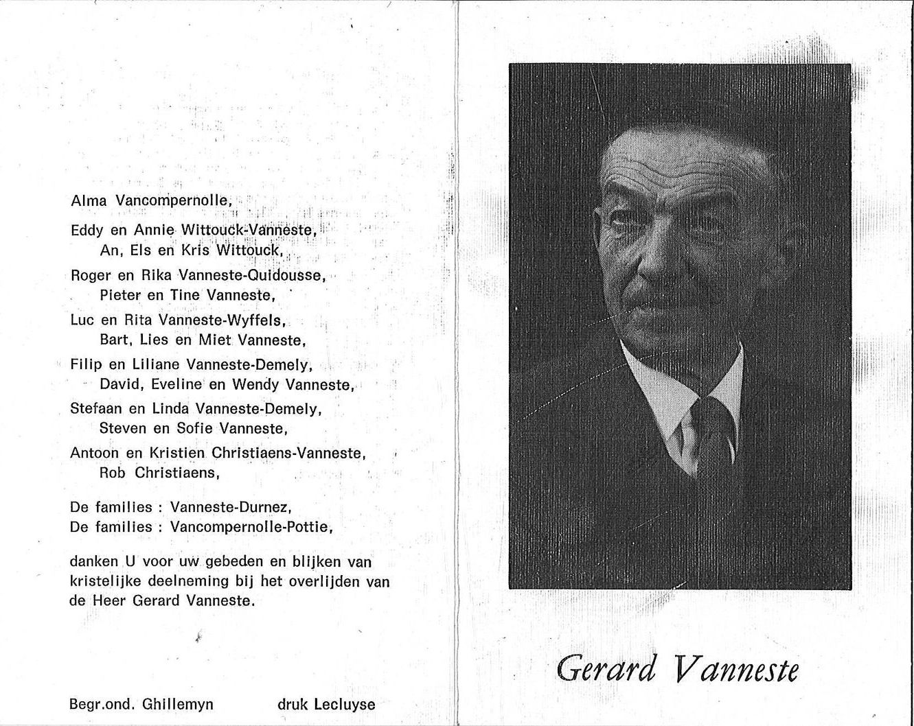 Gerard Vanneste