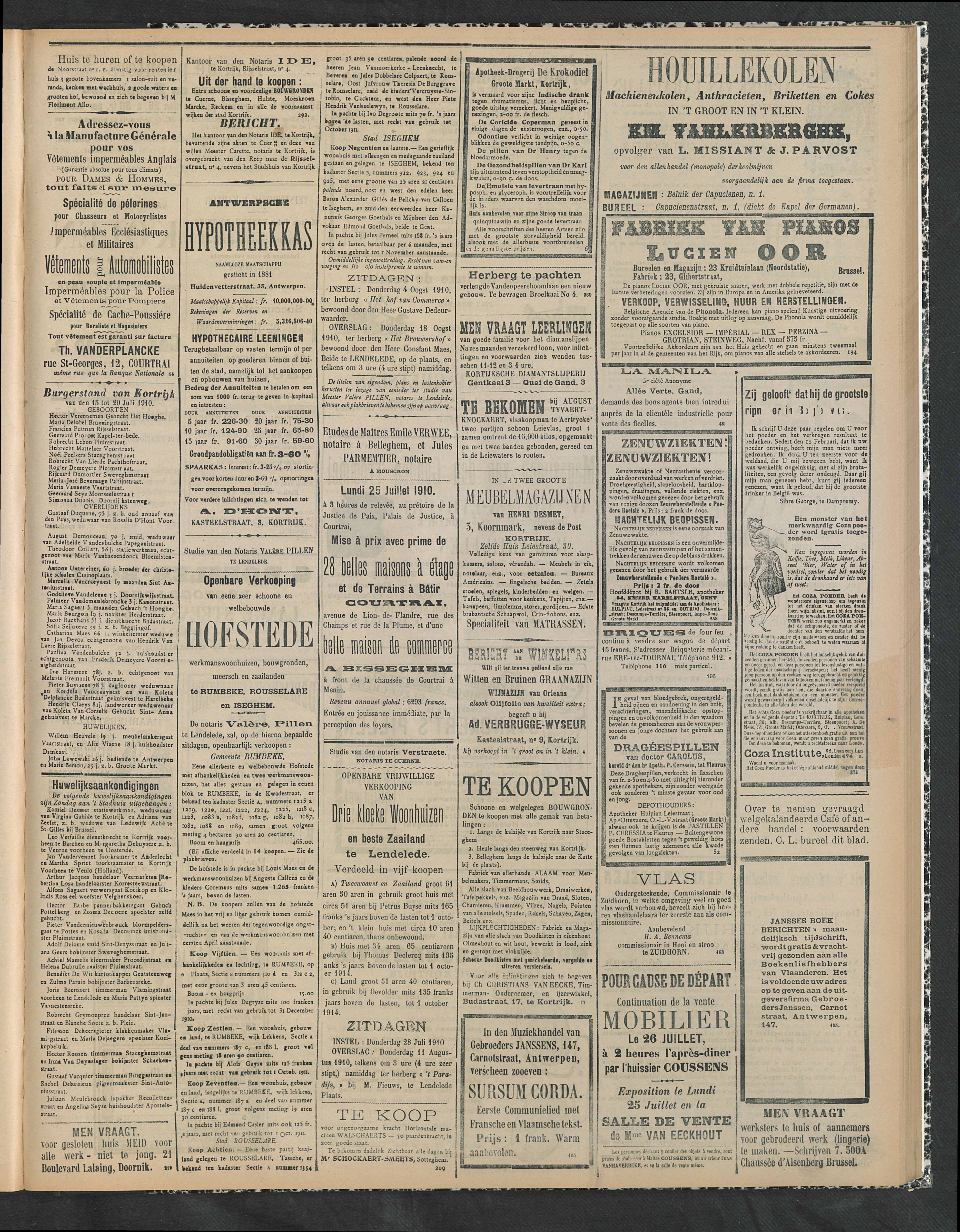 Gazette Van Kortrijk 1910-07-24 p3