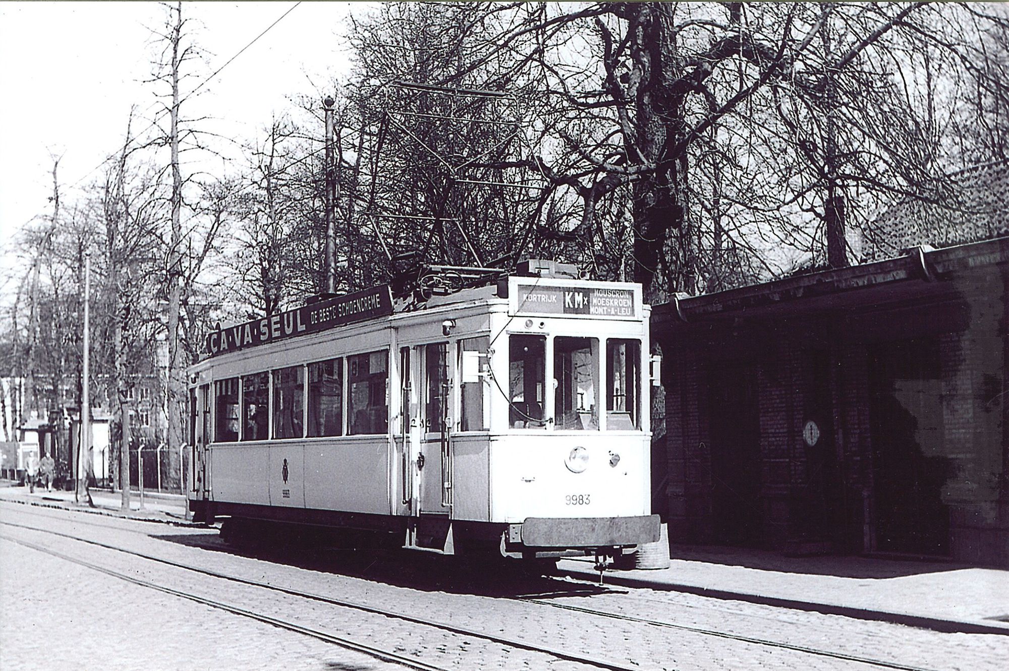 Tram in Doorniksewijk 1955