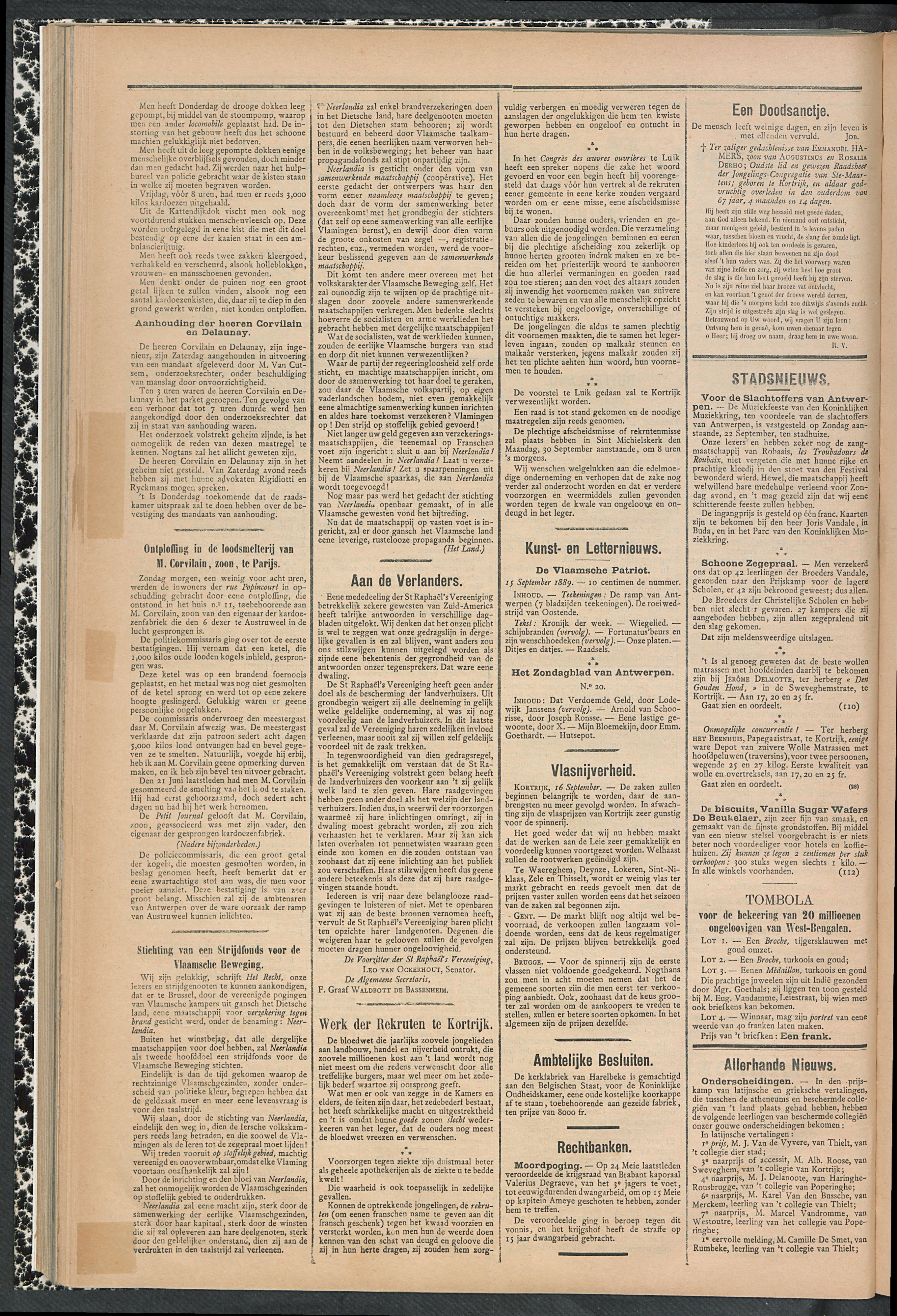 Gazette Van Kortrijk 1889-09-19 p2