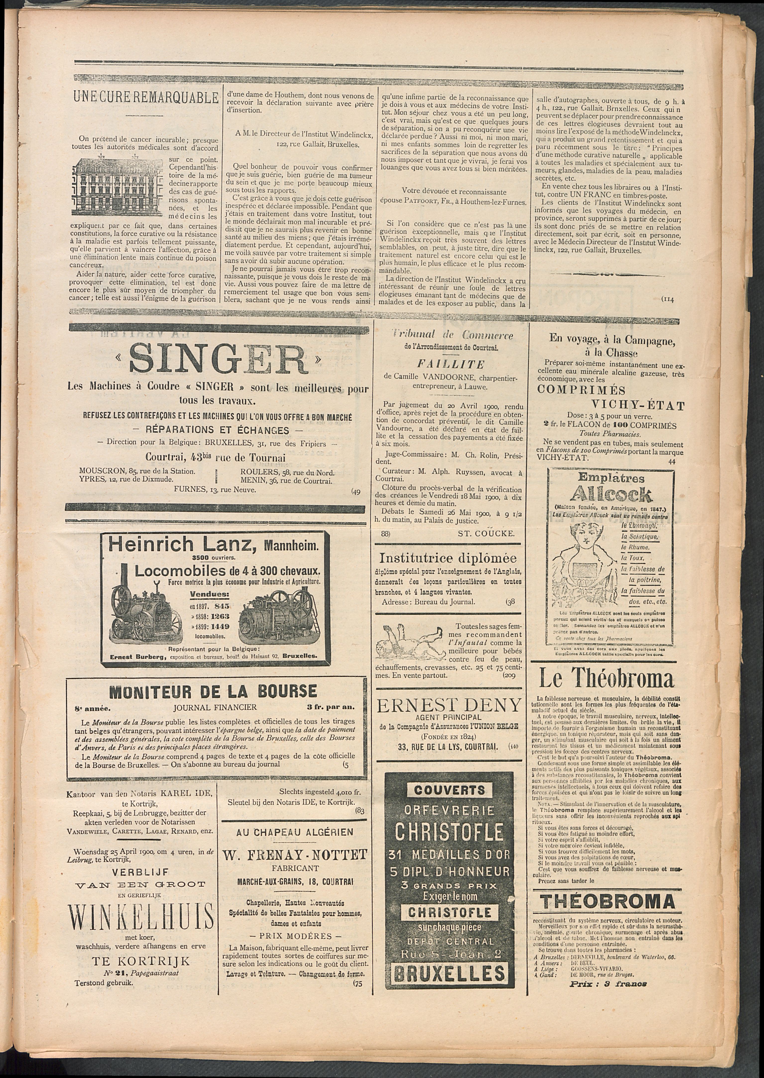L'echo De Courtrai 1900-04-22 p5