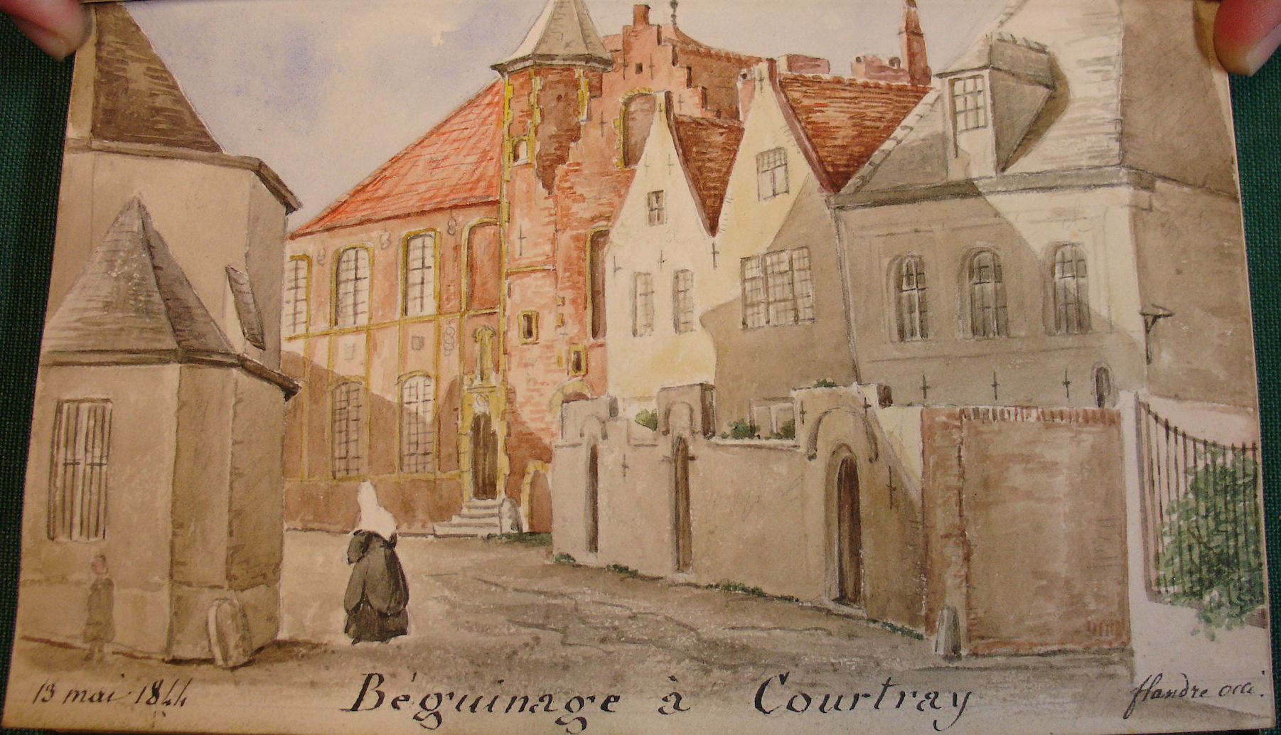 Begijnhof Sint-Elisabeth te Kortrijk 1844