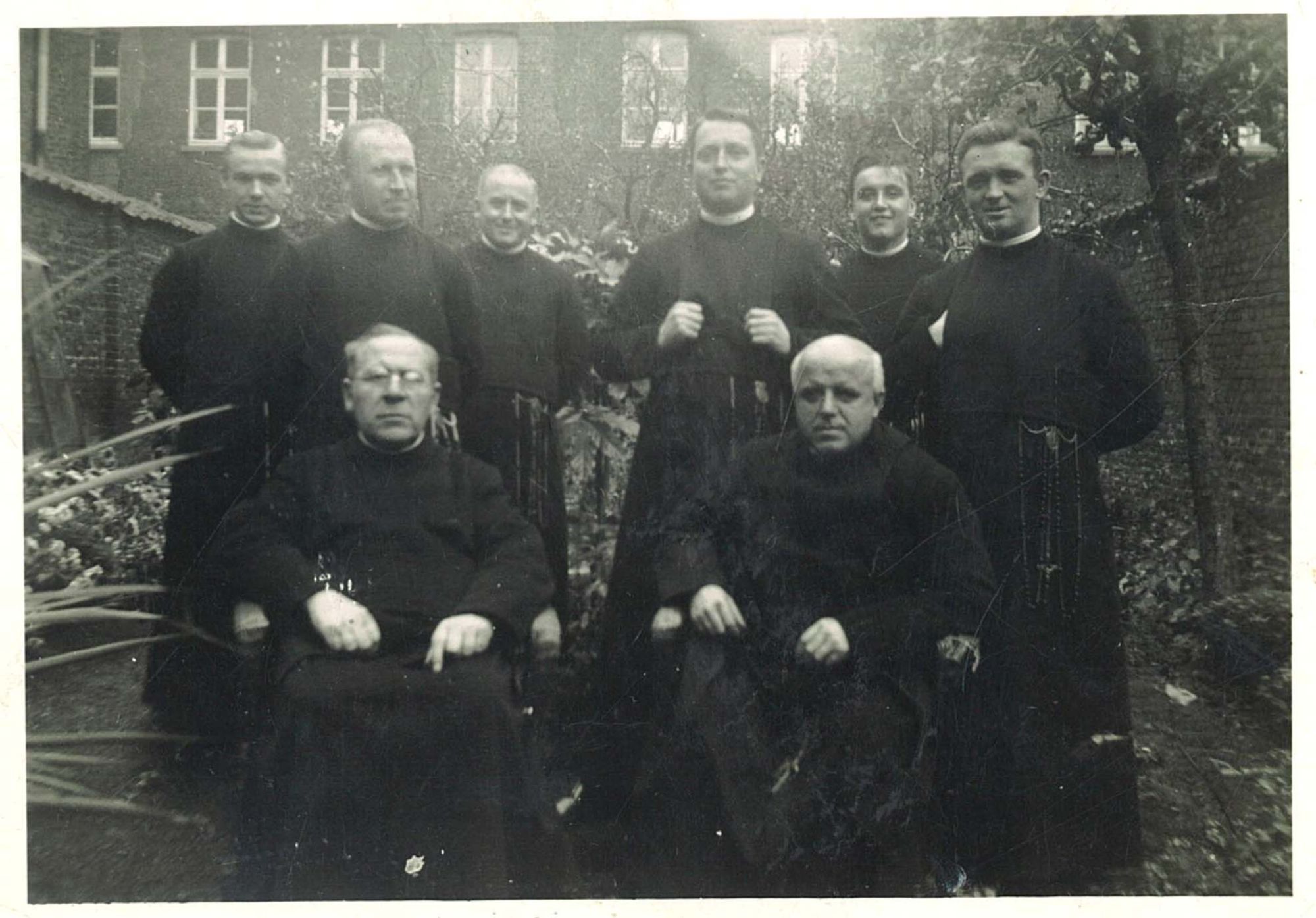 Groepsfoto uit 1934-35 in de Broederschool Overleie