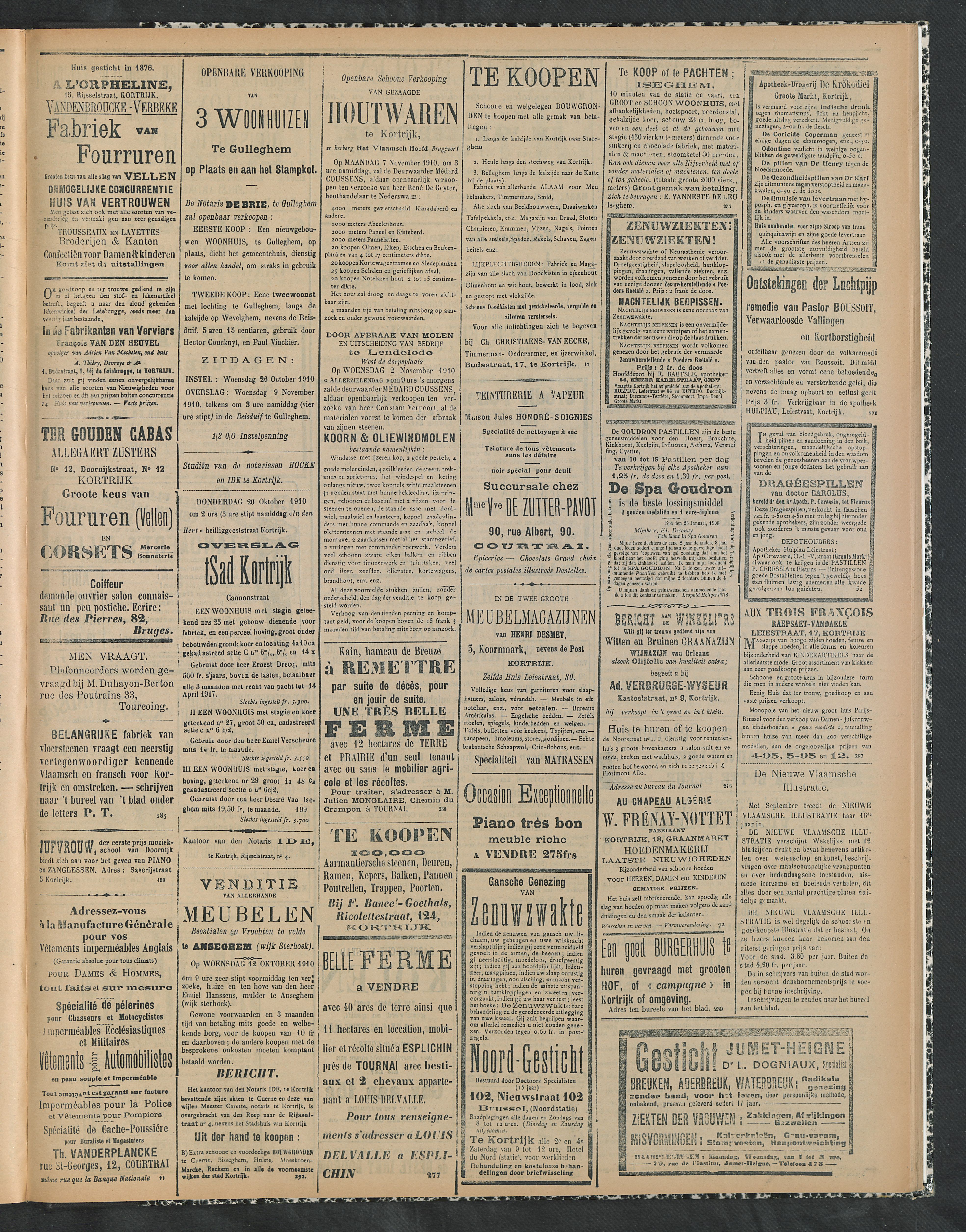 Gazette Van Kortrijk 1910-10-20 p3