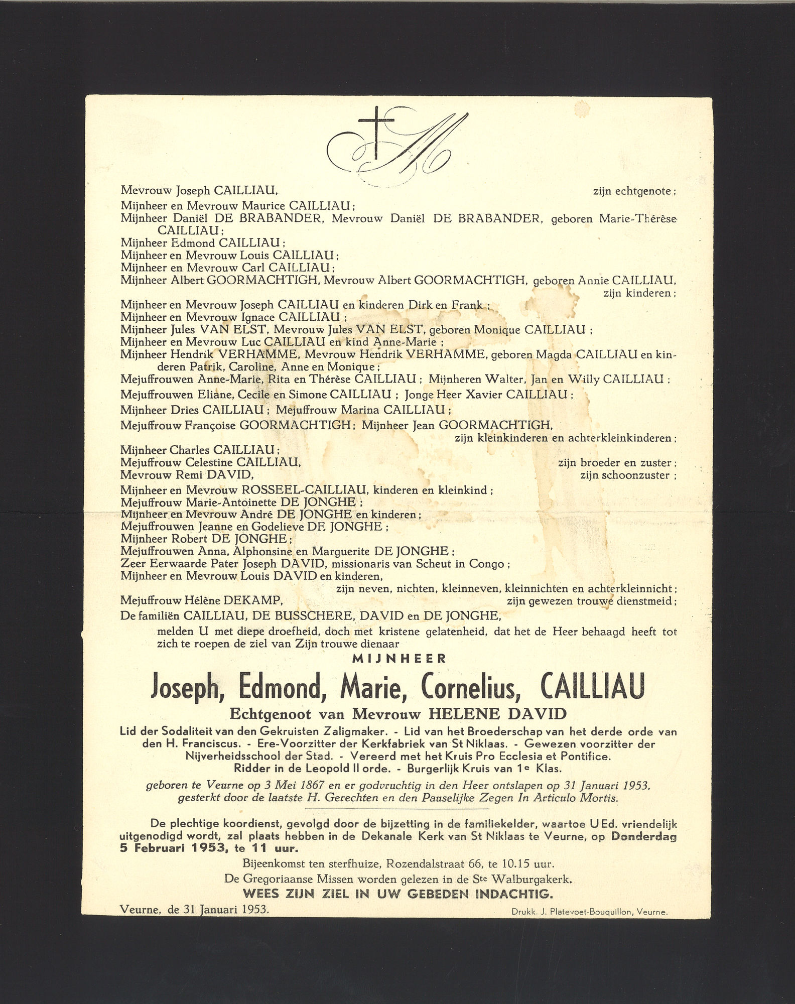 Joseph Edmond Marie Cornelius Cailliau