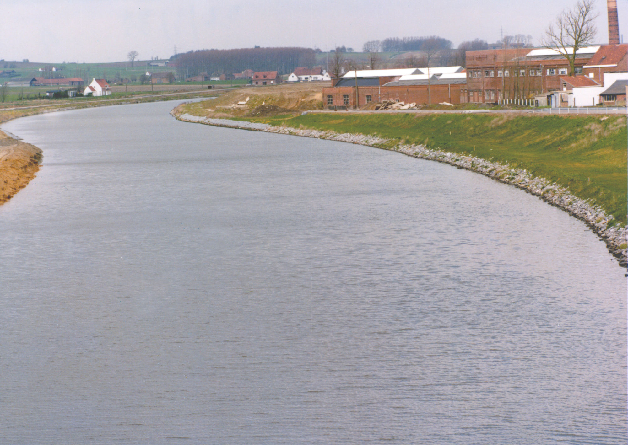 Het nieuwe kanaal Bossuit-Kortrijk te Moen 1981