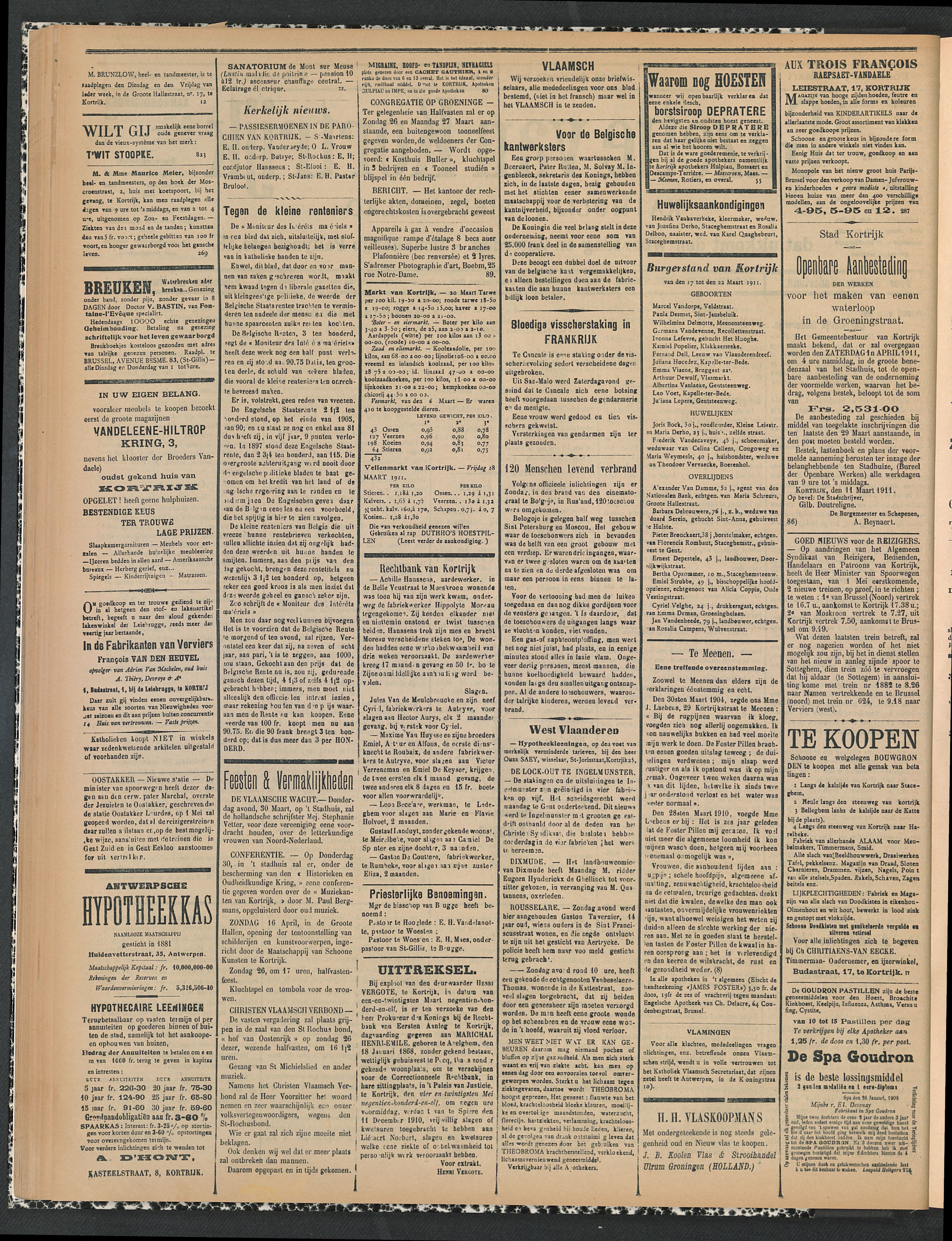 Gazette Van Kortrijk 1911-03-23 p2