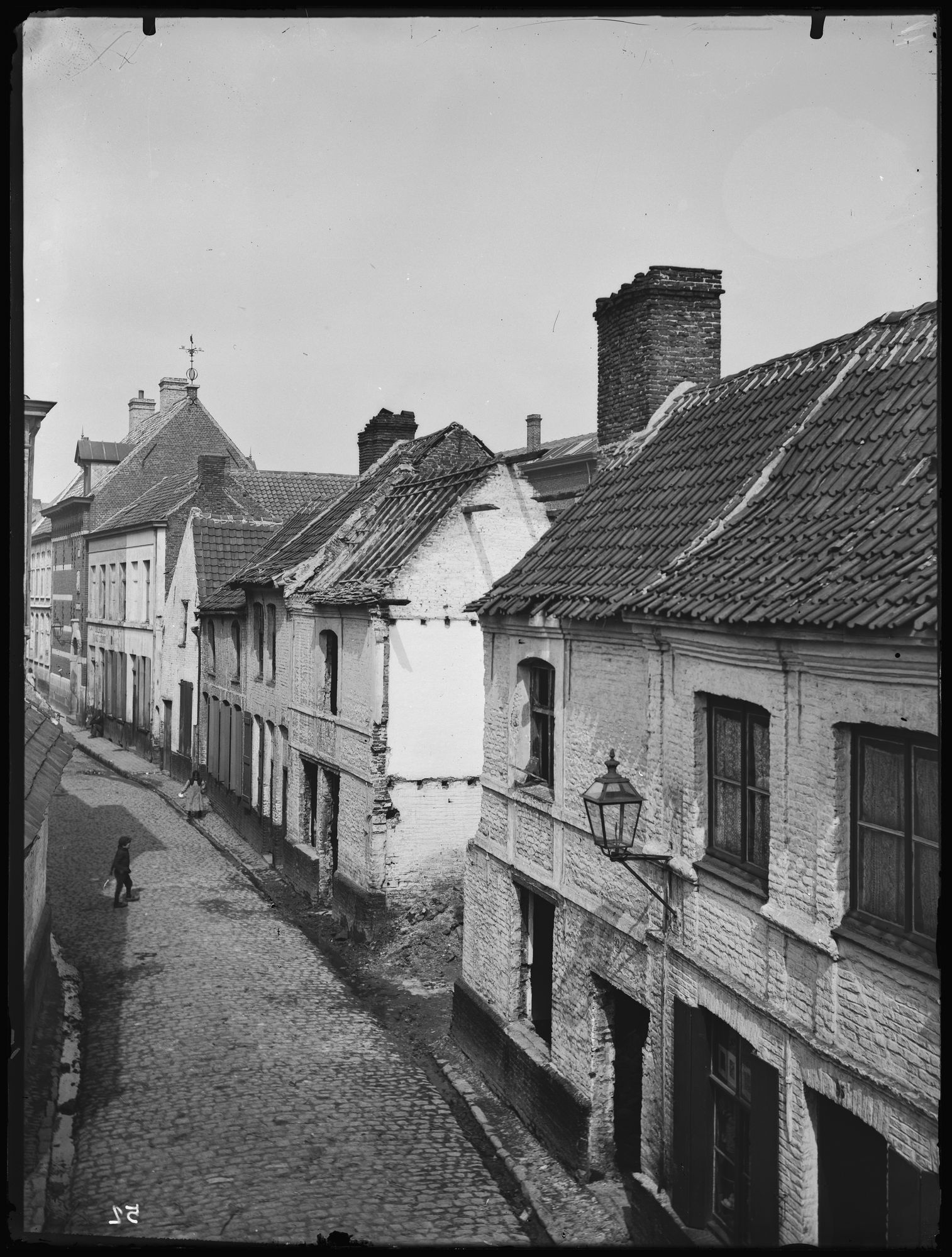 Kapelstraat eind 19de eeuw