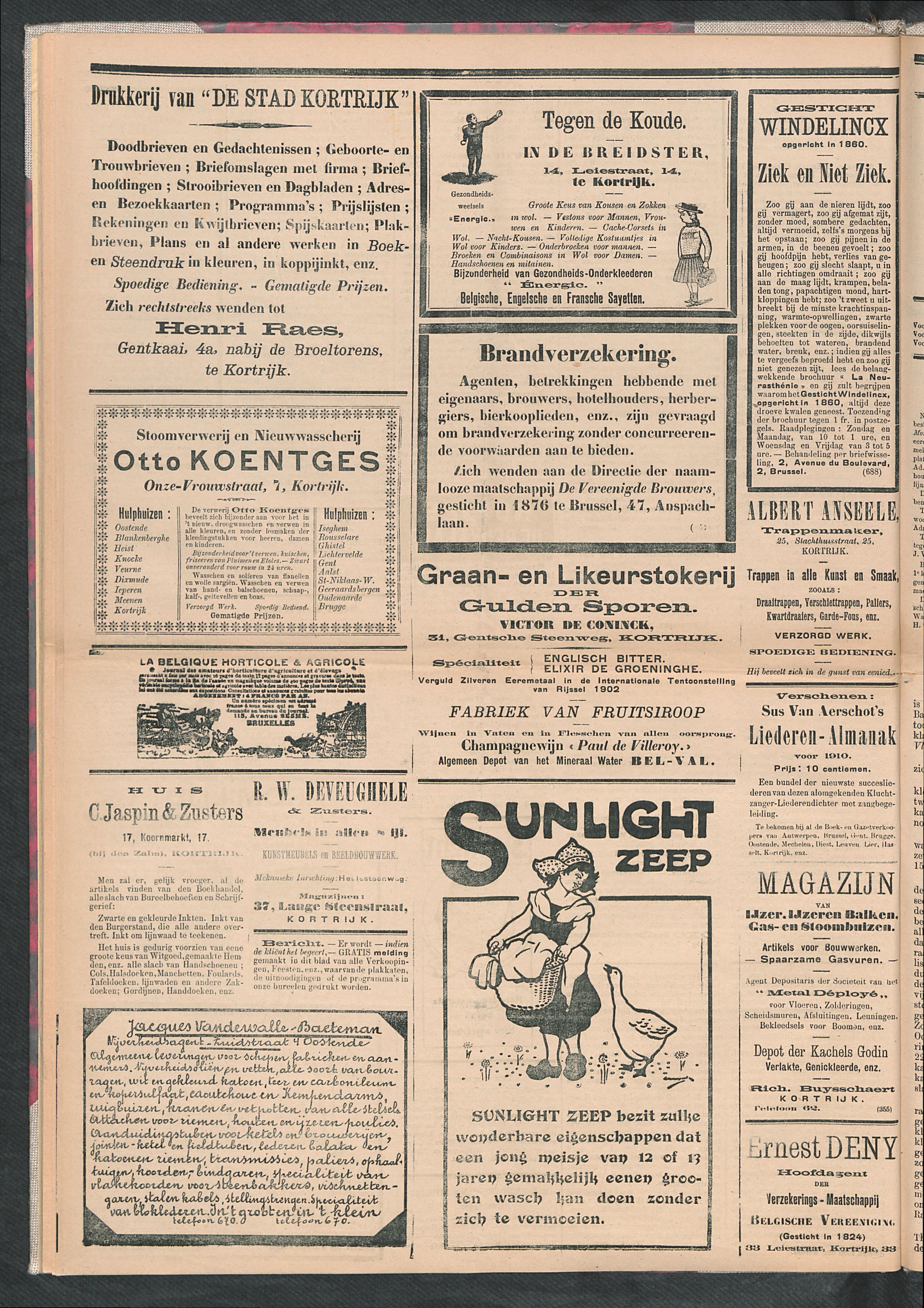 De Stad Kortrijk 1911-10-28 p4