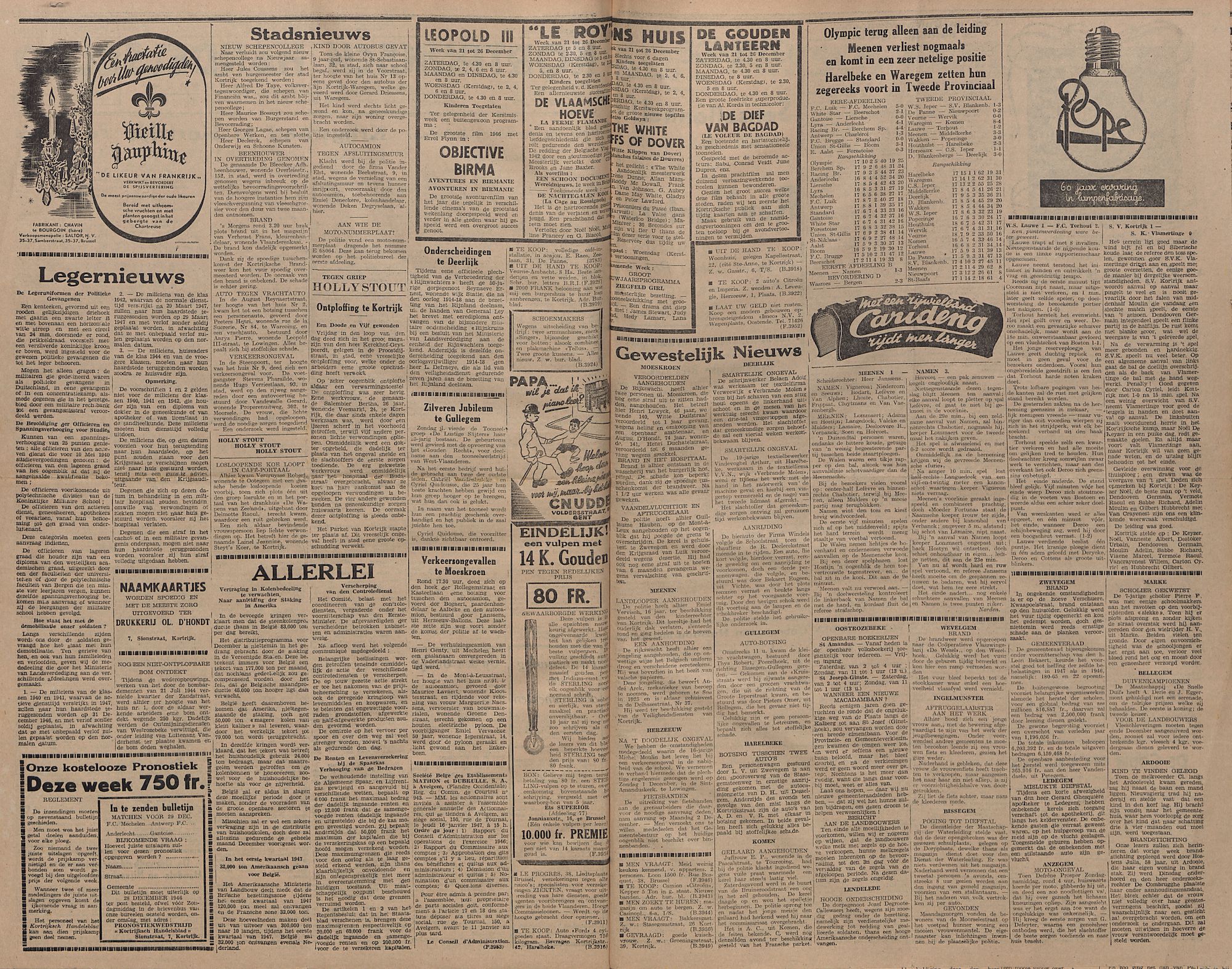 Kortrijksch Handelsblad 24 december 1946 Nr103 p2-3