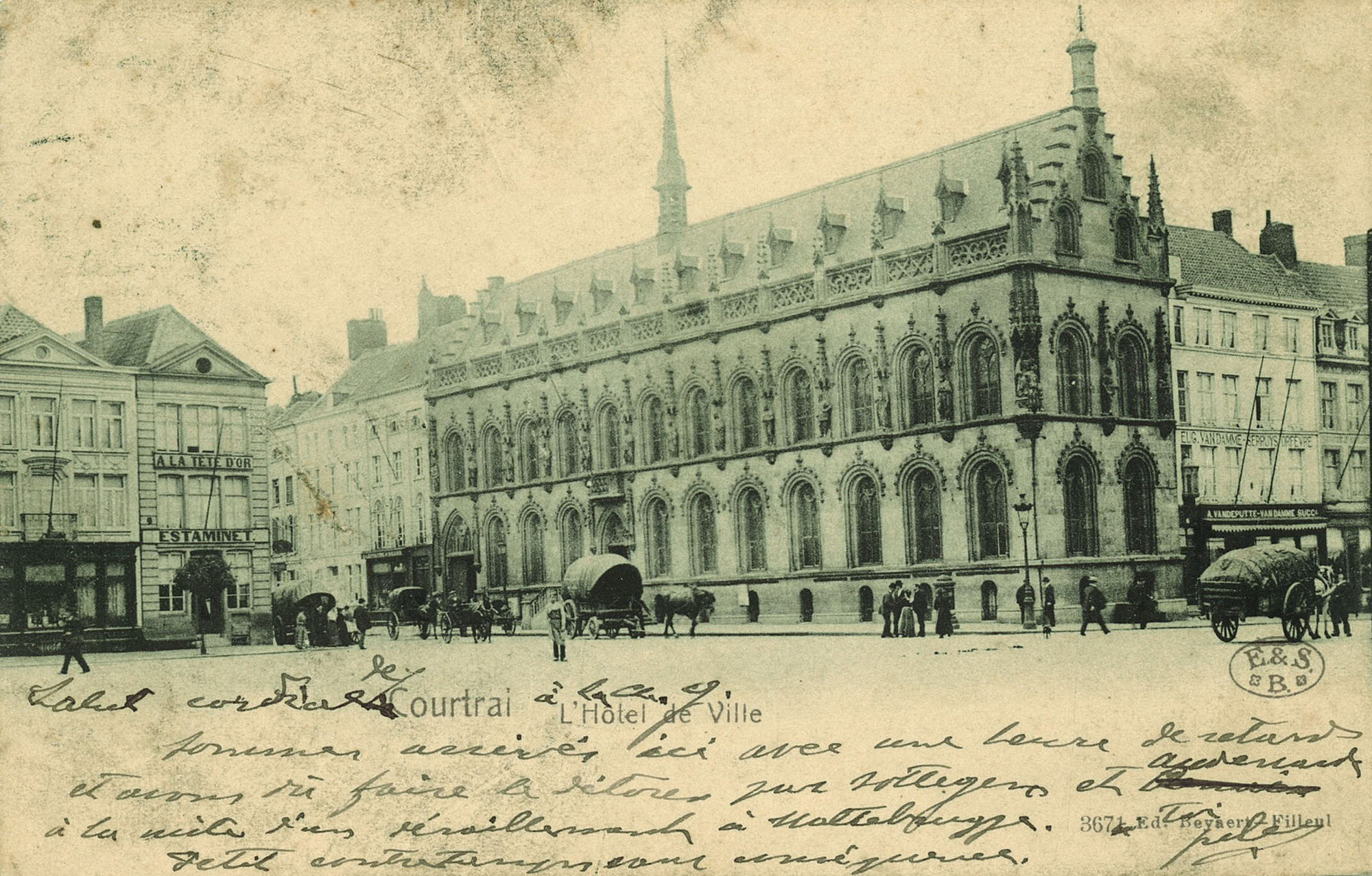 Stadhuis, Rijselsestraat en Leiestraat