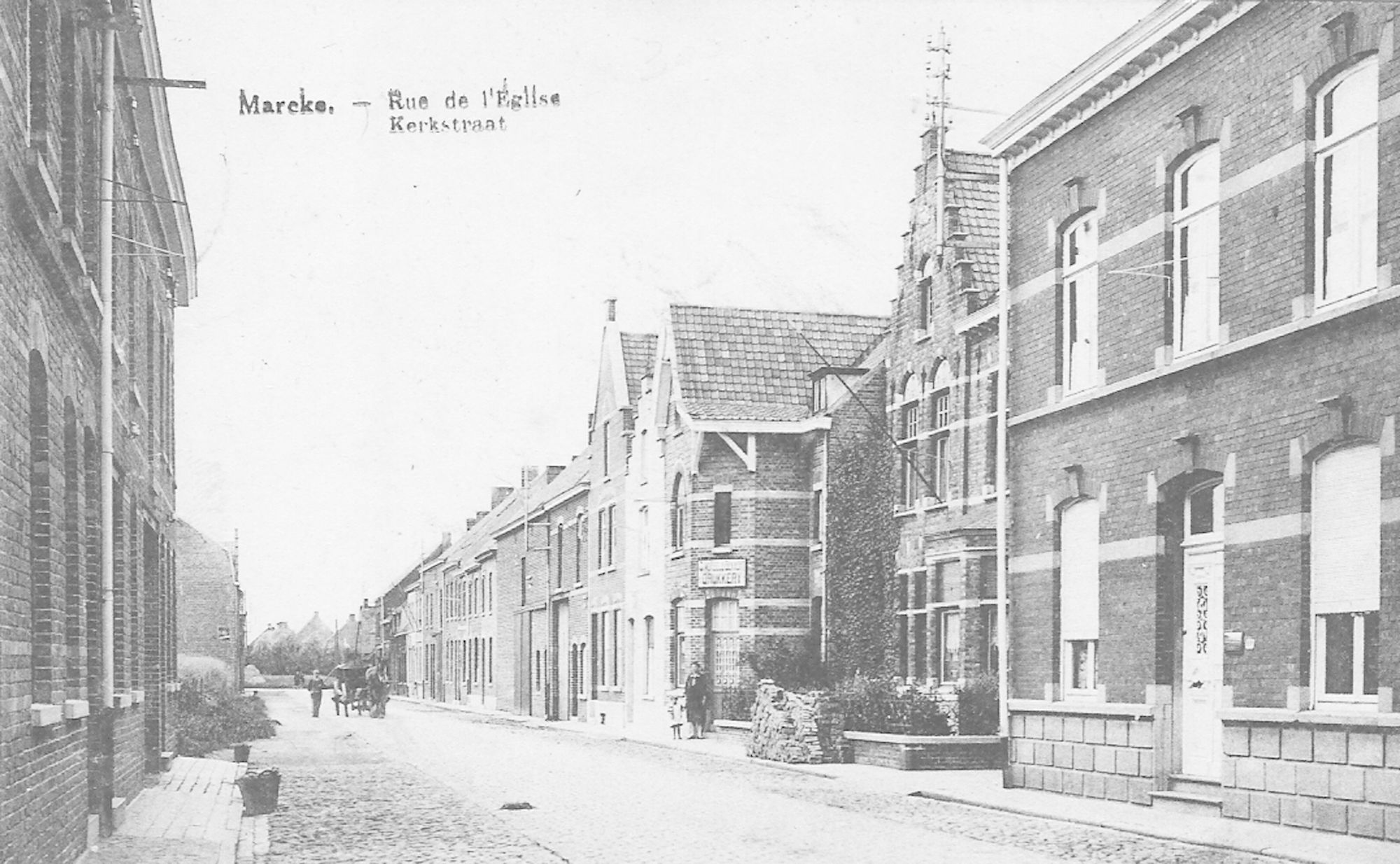 Kerkstraat Marke anno 1910