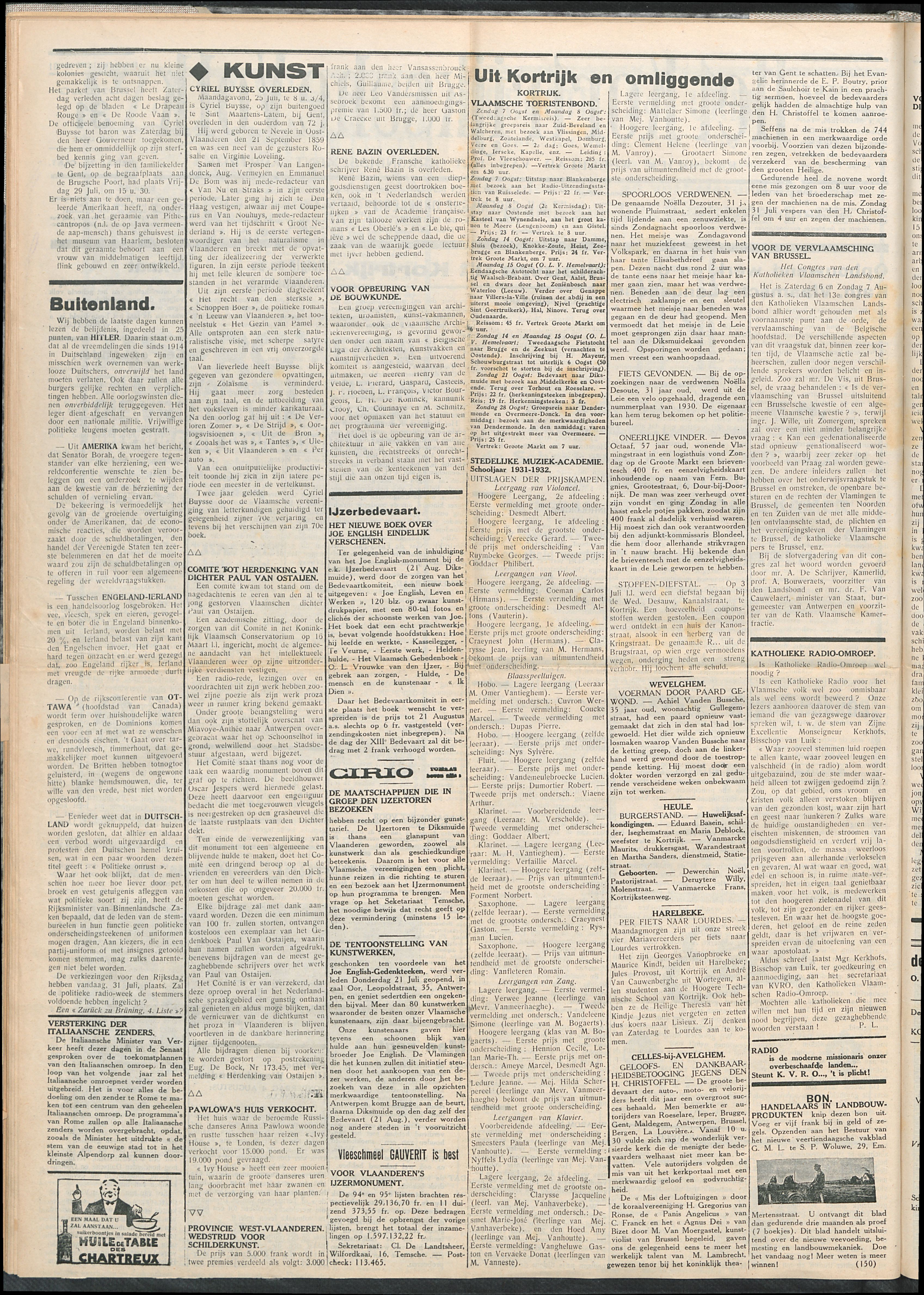 Het Kortrijksche Volk 1932-07-31 p2