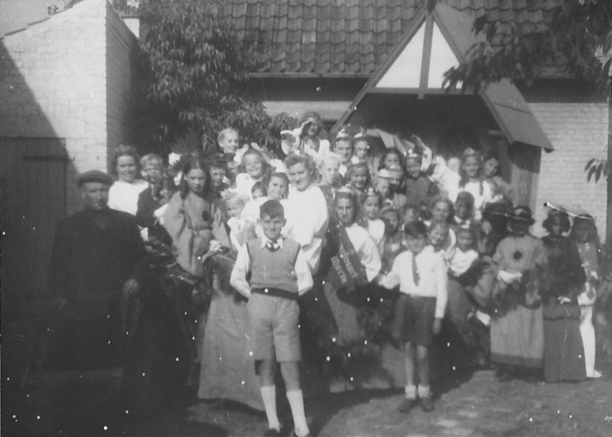 Bomkapel aan het Rootershof 1945