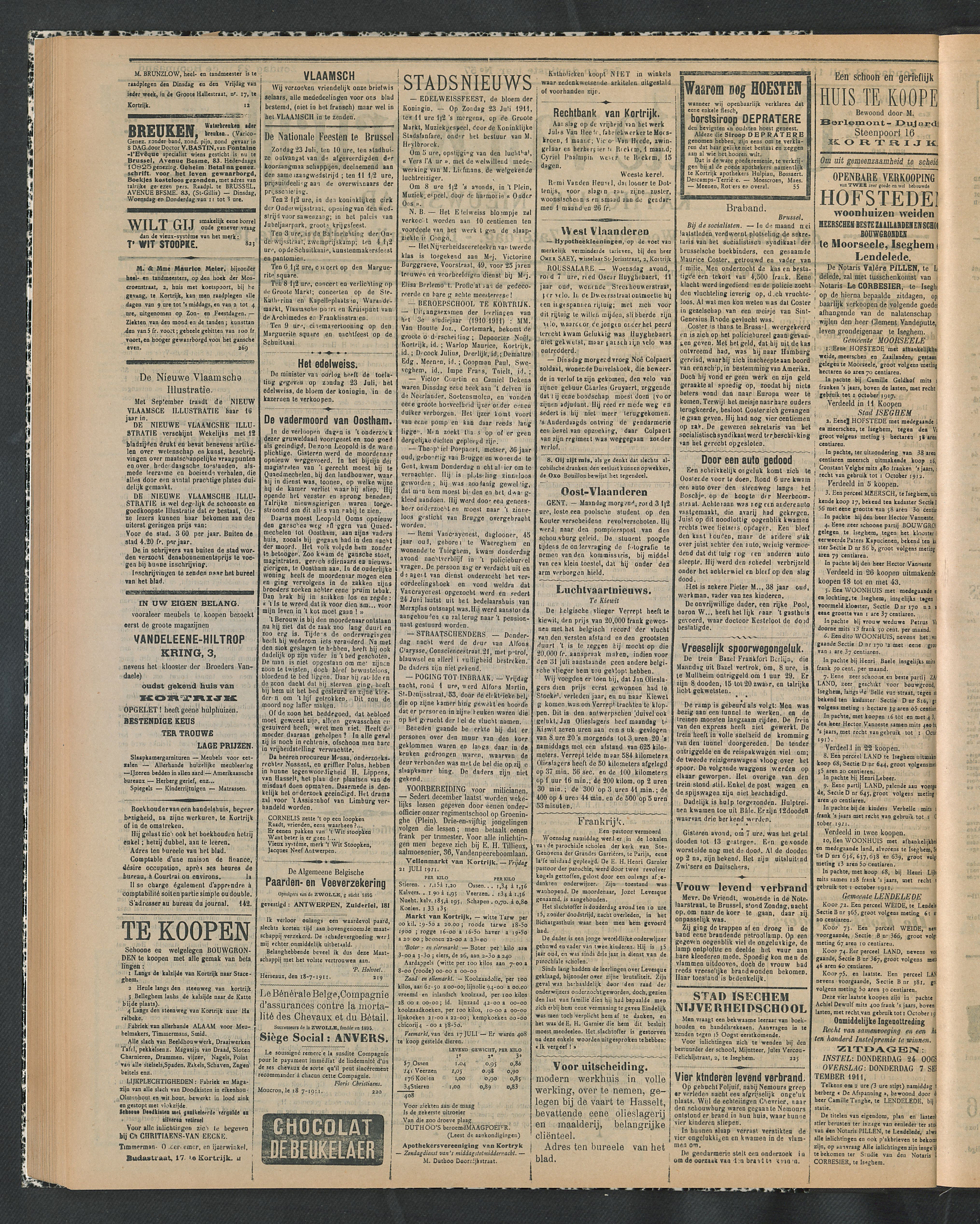 Gazette Van Kortrijk 1911-07-23 p2