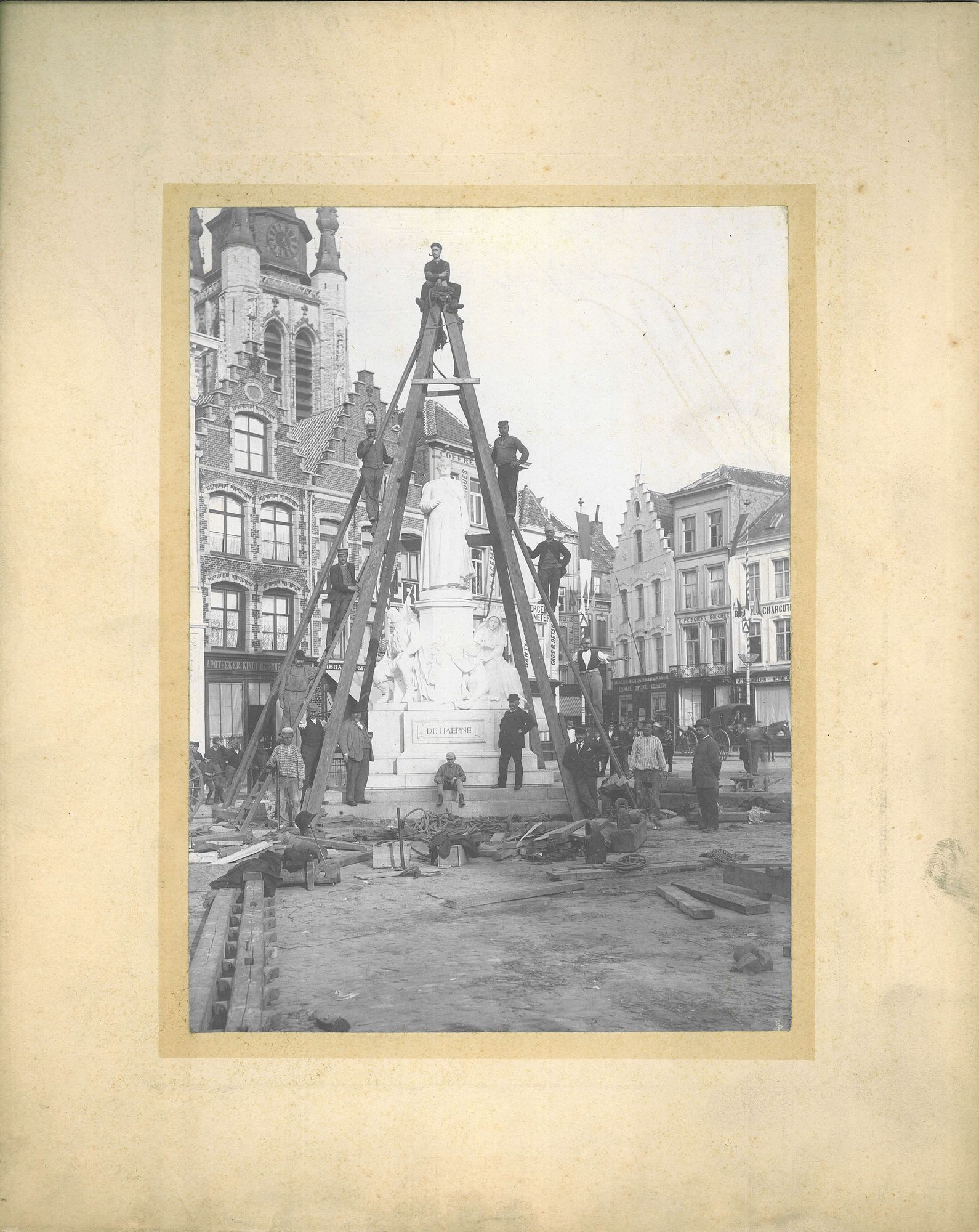 Inhuldiging monument de Haerne in 1895