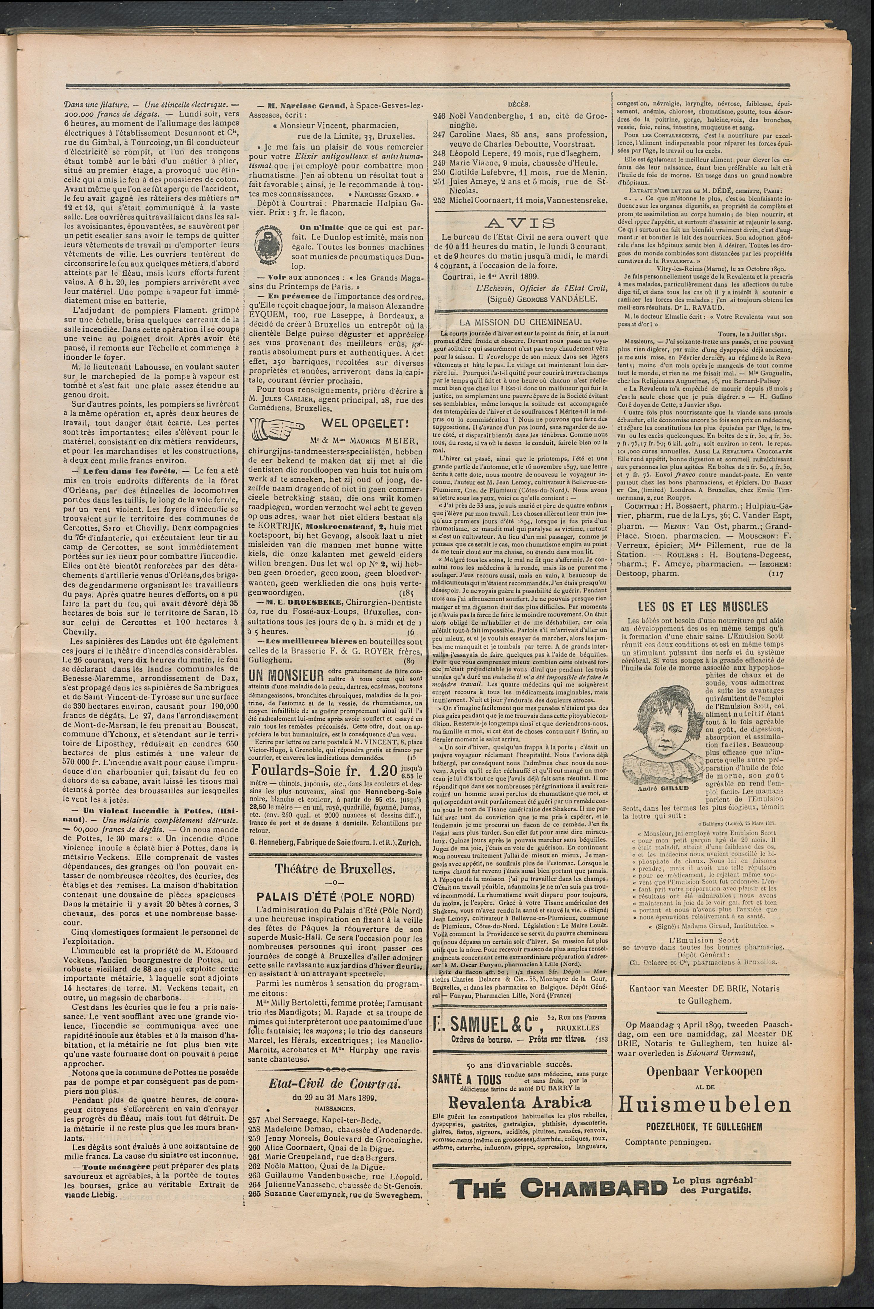 L'echo De Courtrai 1899-04-02 p3