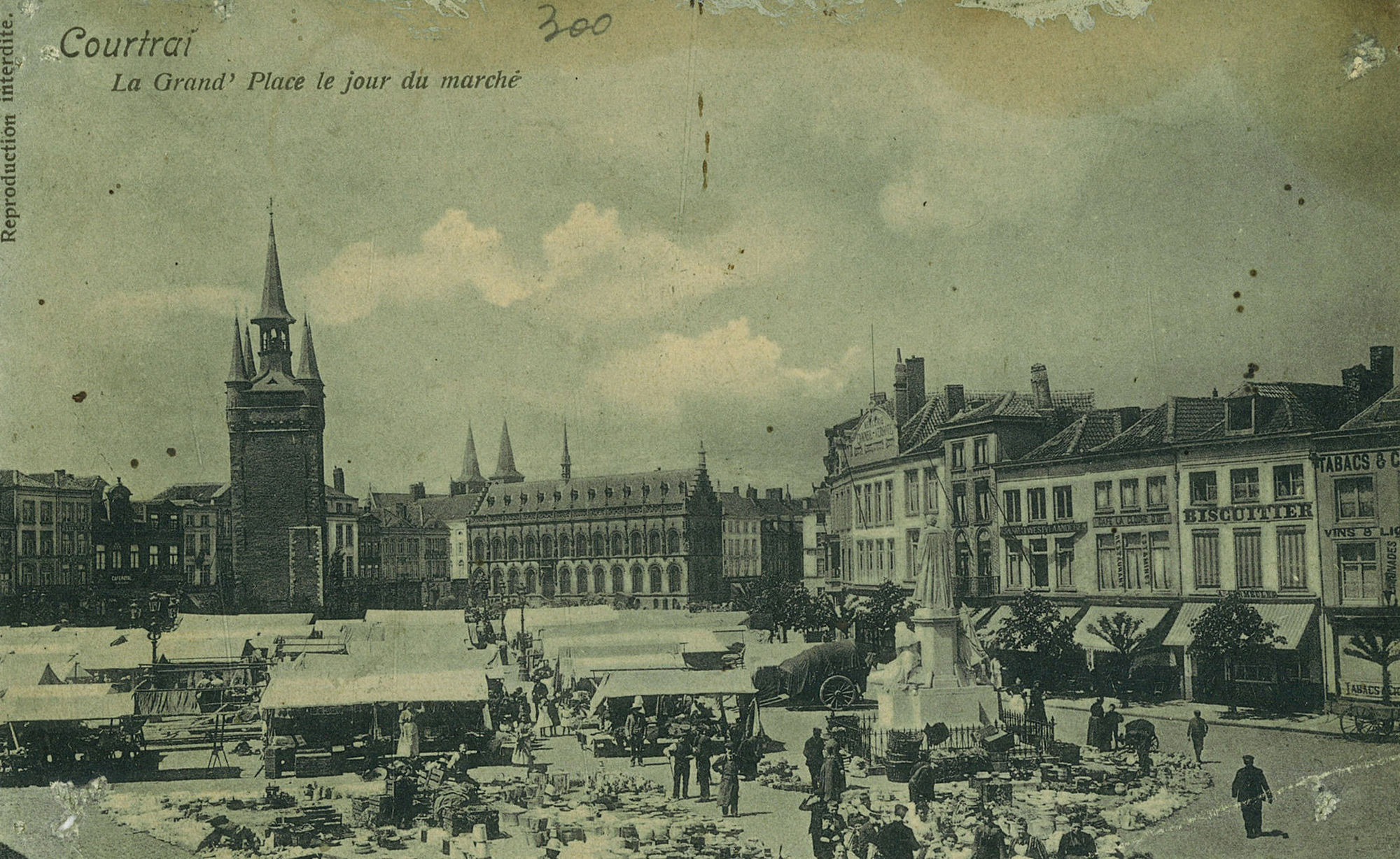 Marktdag op de Grote Markt