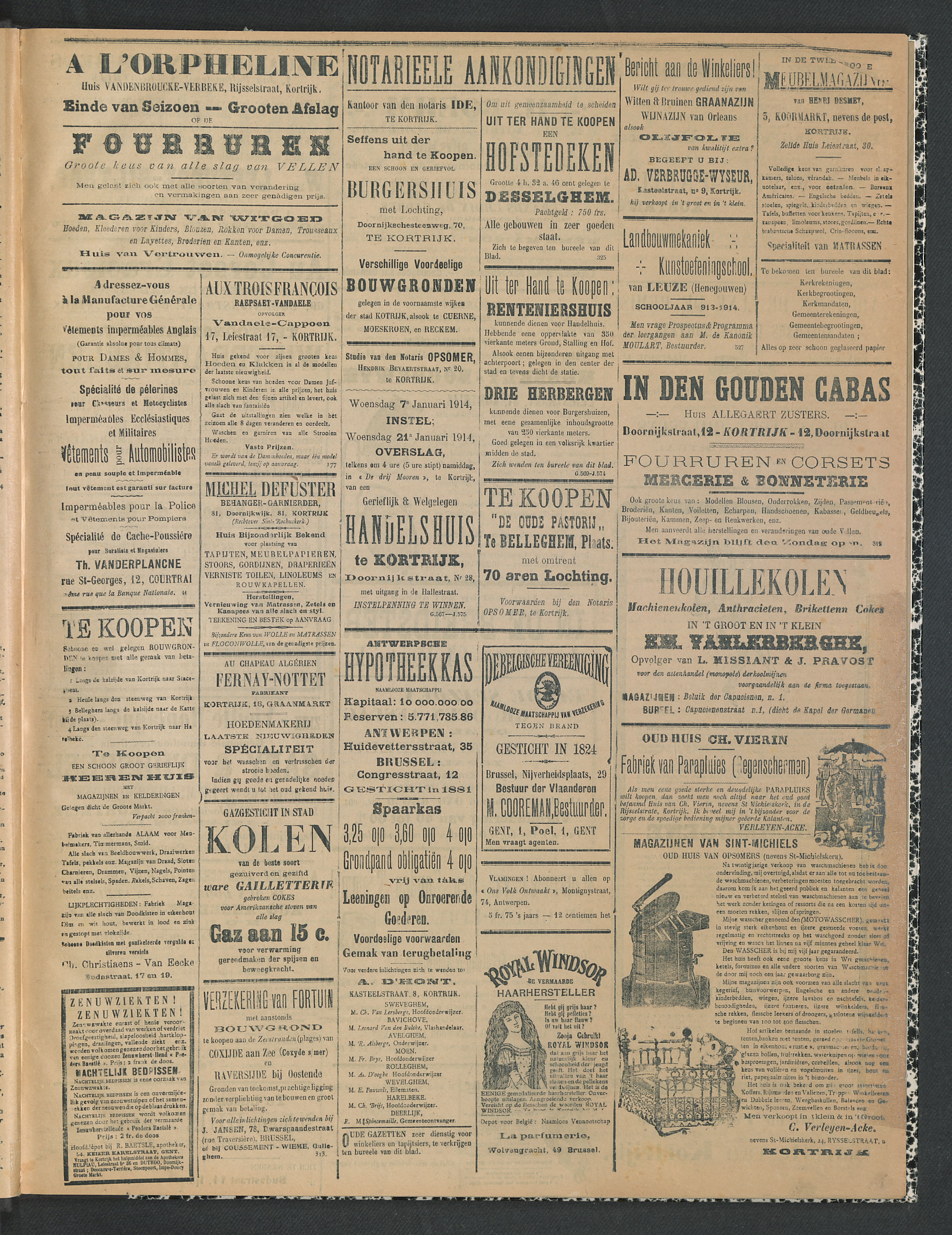 Gazette Van Kortrijk 1914-01-08 p3