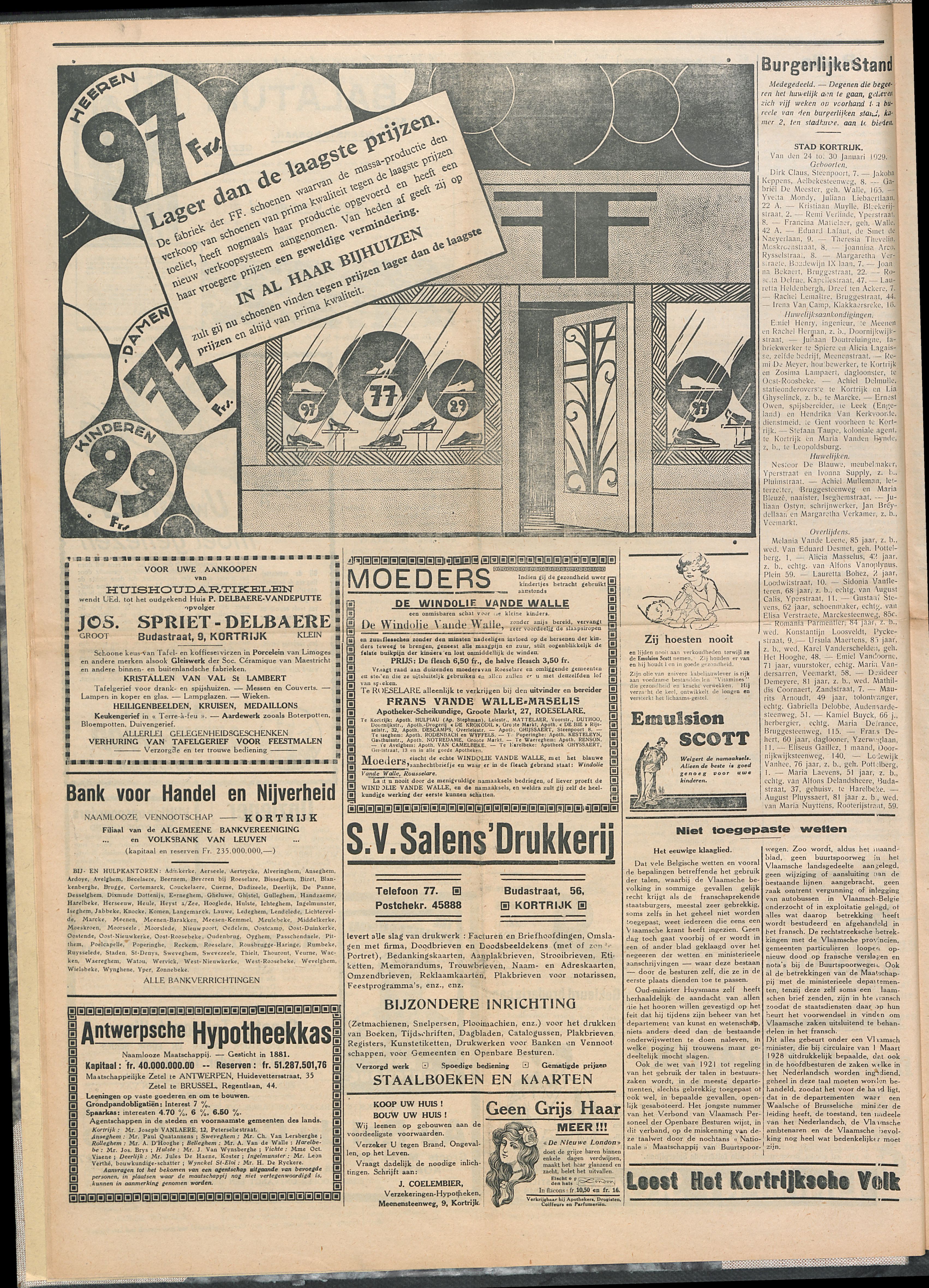 Het Kortrijksche Volk 1929-02-03 p4