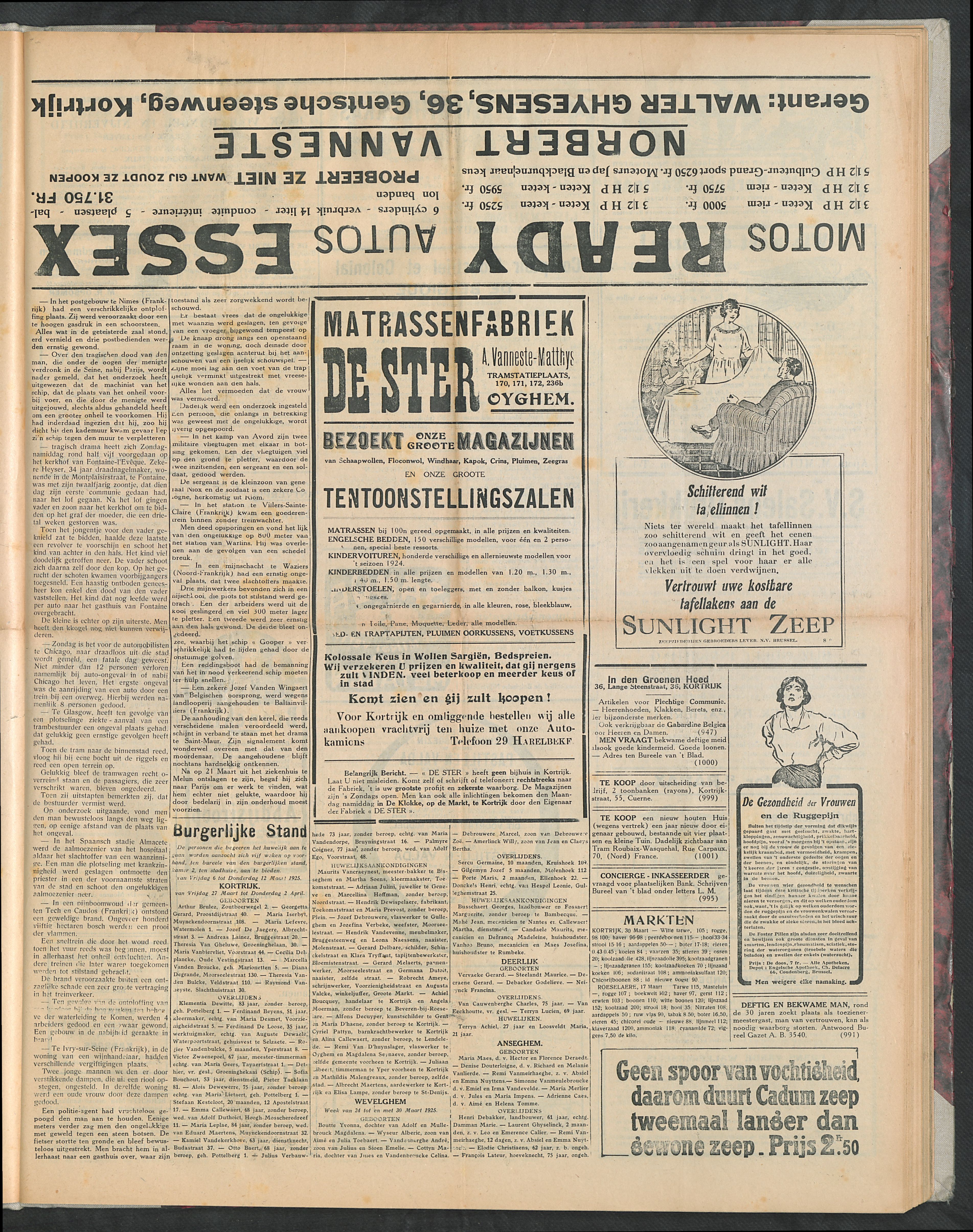 Het Kortrijksche Volk 1925-04-05 p3